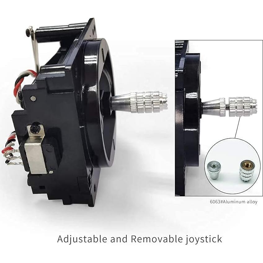 Radiolink RC Dual-Stick Transmitter Original Thumb Joystick Rocker Gimbals Thumbsticks Accessories for AT9S Pro/AT10II Replacement Accelerator(Throttle&Back to Middle)