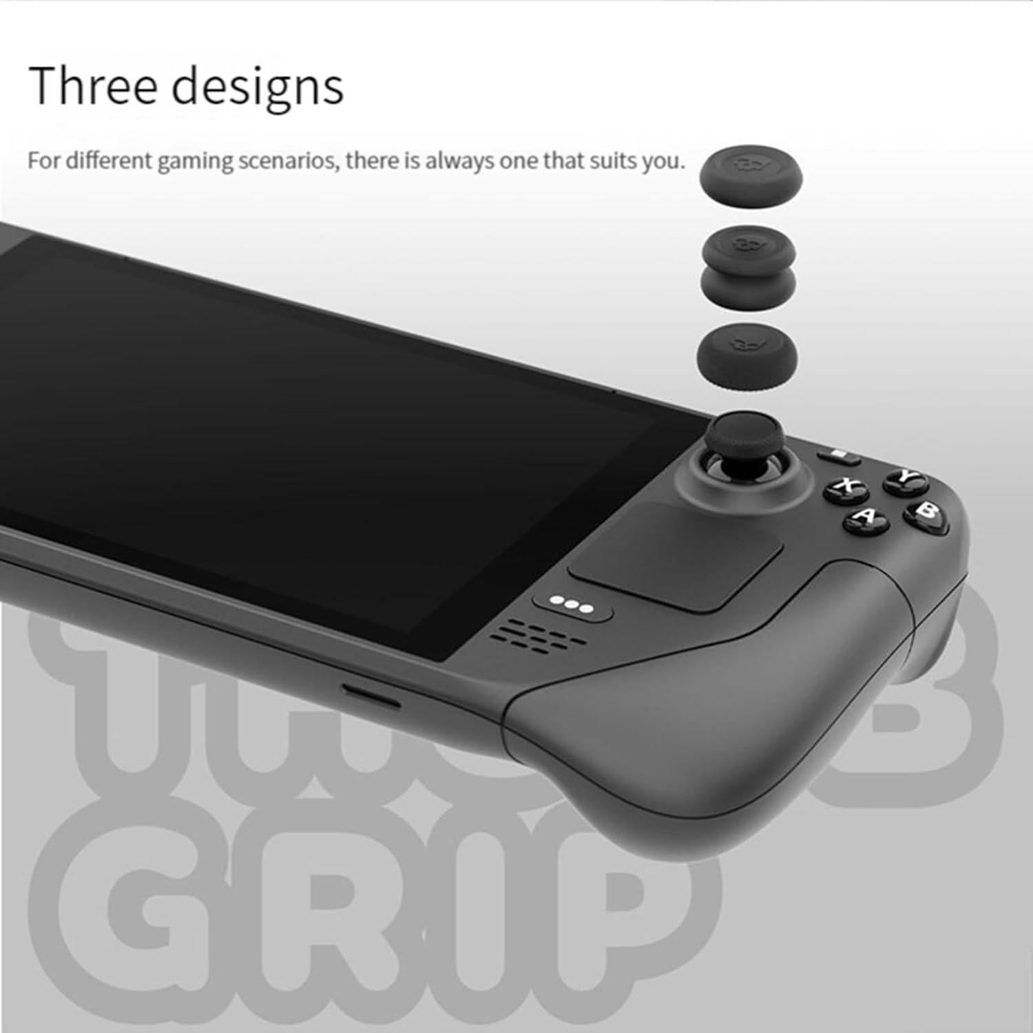 Tapas de agarre para Steam Deck y ROG Ally - Silicona 6 PCS