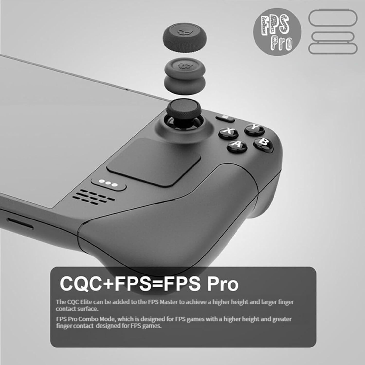 Tapas de agarre para Steam Deck y ROG Ally - Silicona 6 PCS