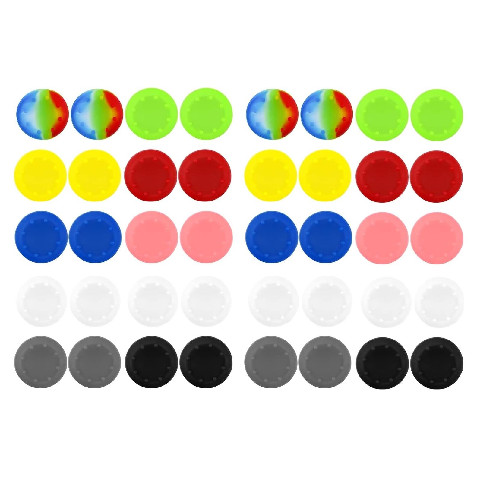 40 Tapas de Silicona para Joystick BeautyMood Multicolor