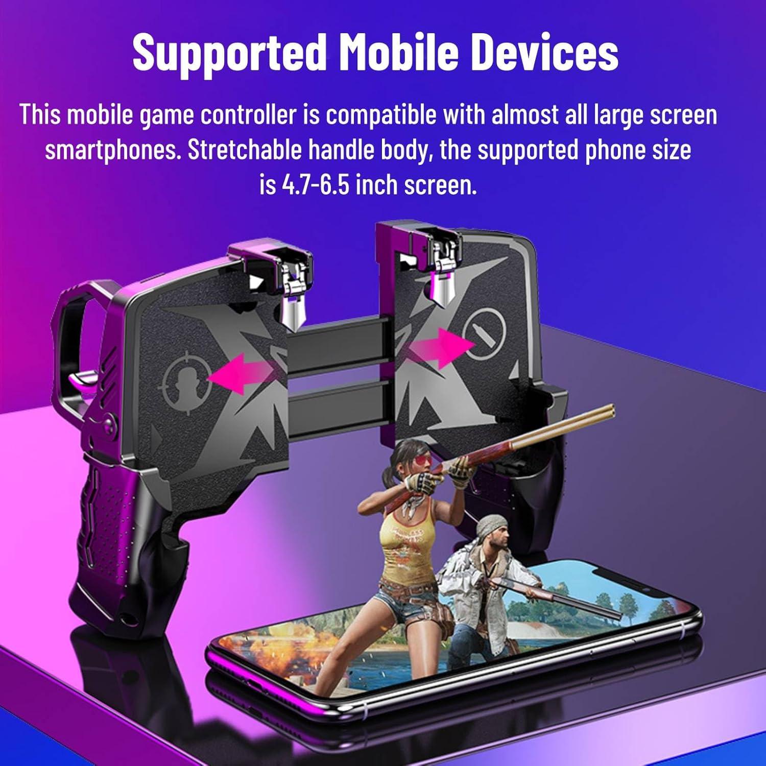 Controlador de Juego Móvil Diyeeni para Teléfonos 4.7-6.5"