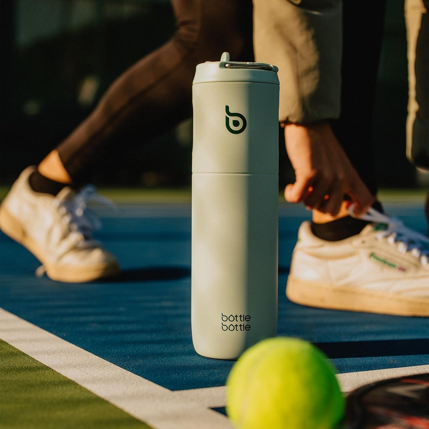 Botella de Agua Aislada BOTELLA BOTELLA 1.5L con Pajita