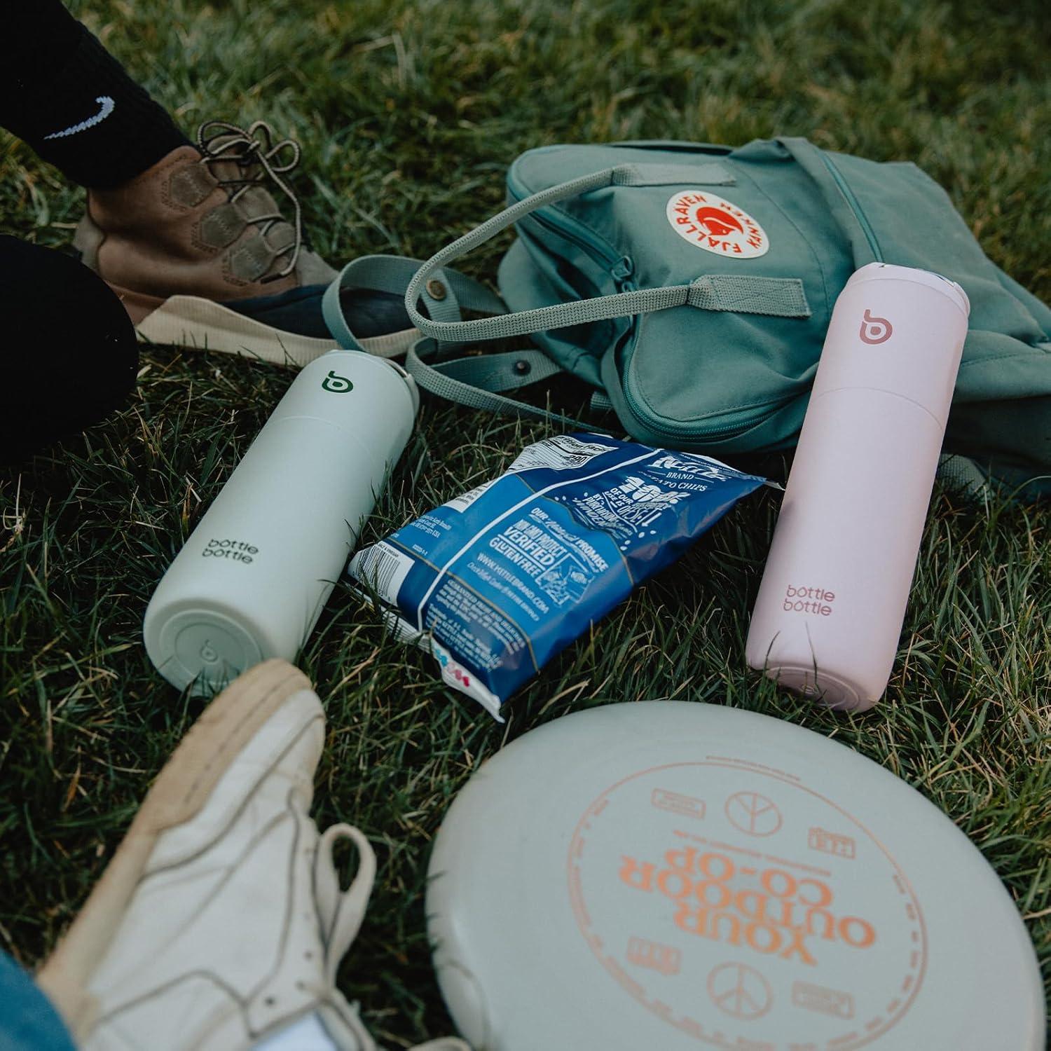 Botella de Agua Aislada BOTELLA BOTELLA 1.5L con Pajita