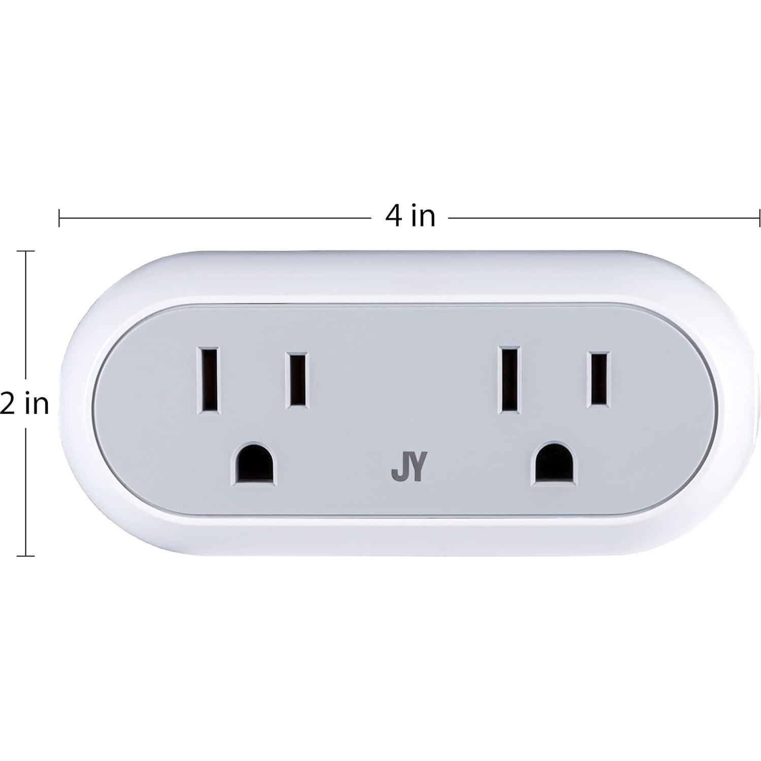 Enchufe Doble Inteligente JONATHAN Y PLG1002A WiFi 1200W