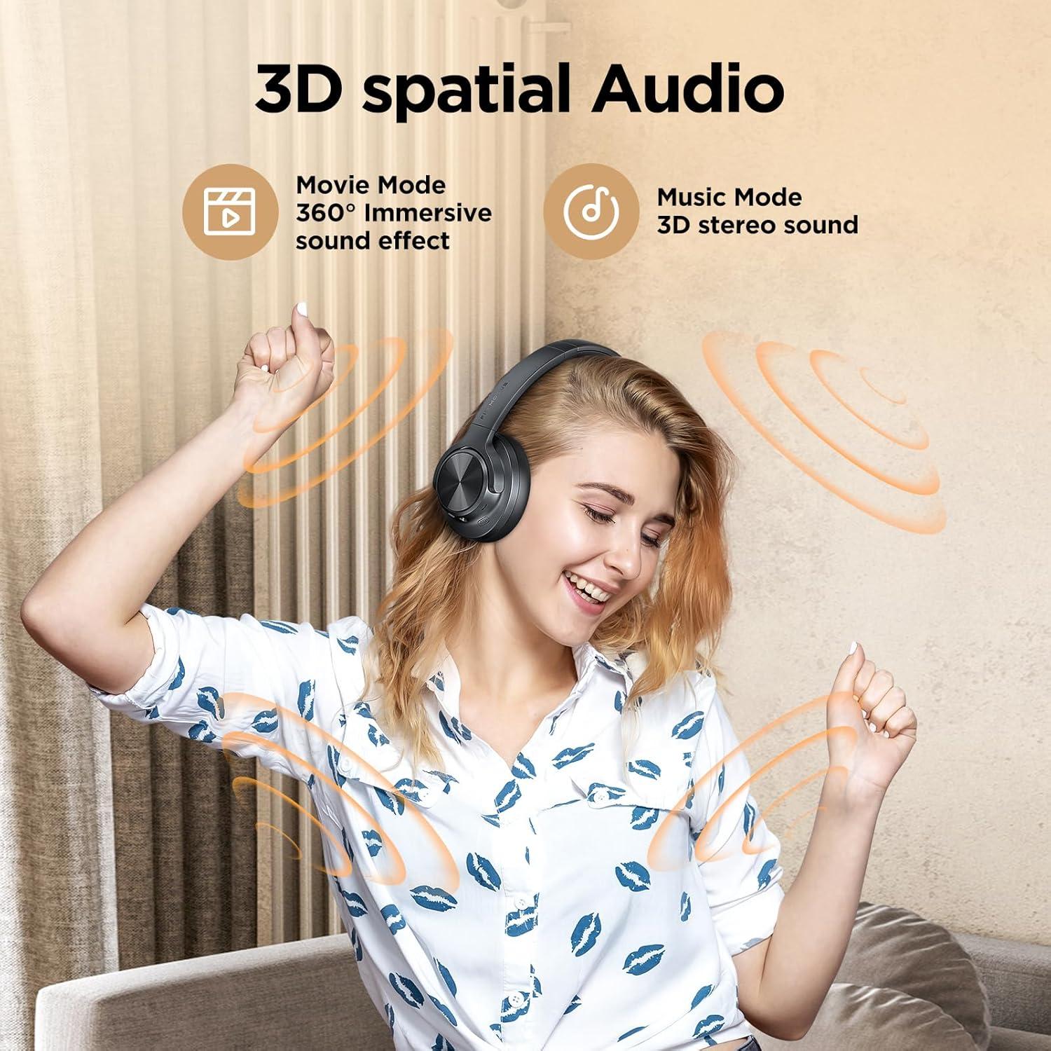 Auriculares Bluetooth FIO MOTUS FM20 - 130H ANC Sonido HD