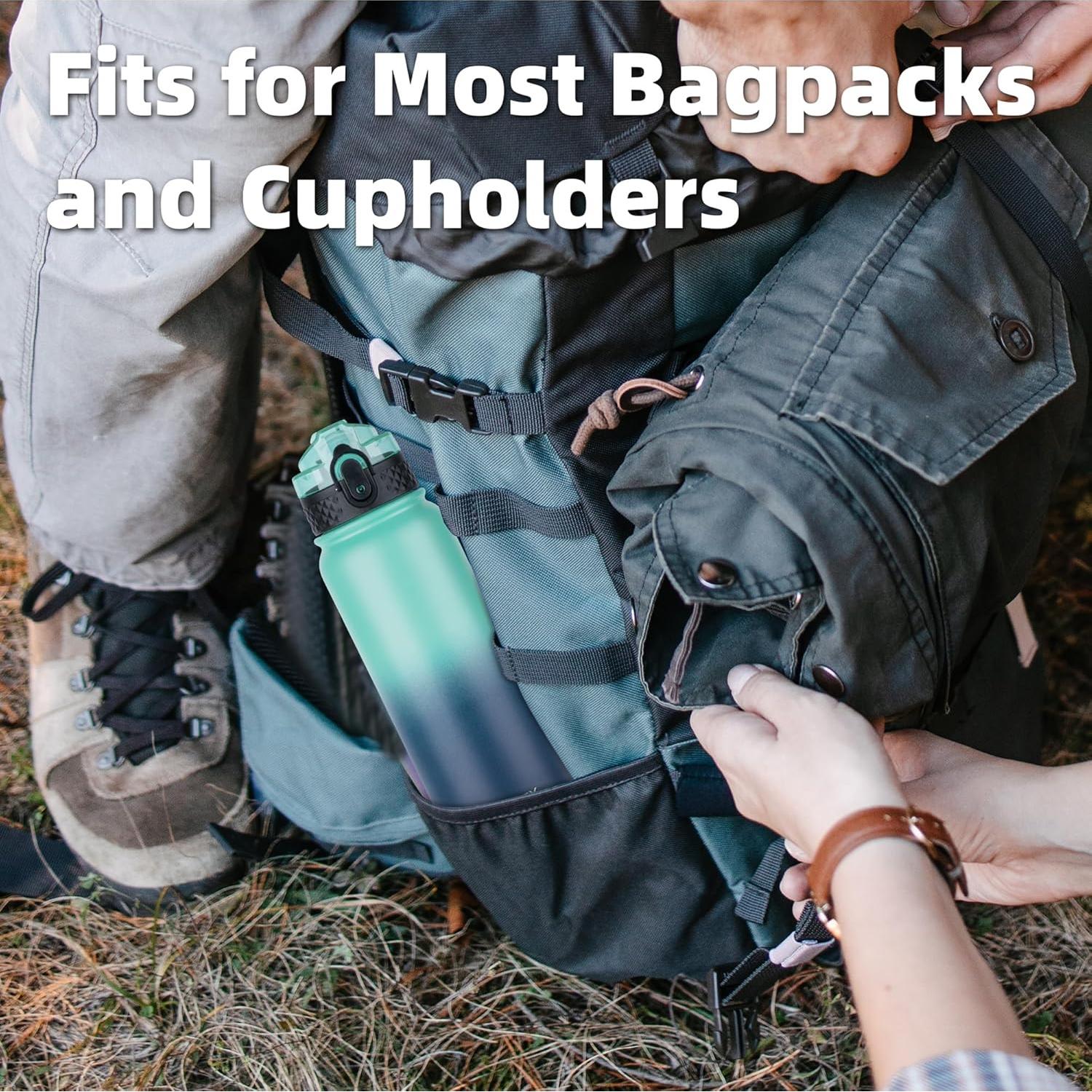 Botella de Agua Aislada OLDLEY 591ml Acero Inoxidable 3 Tapas