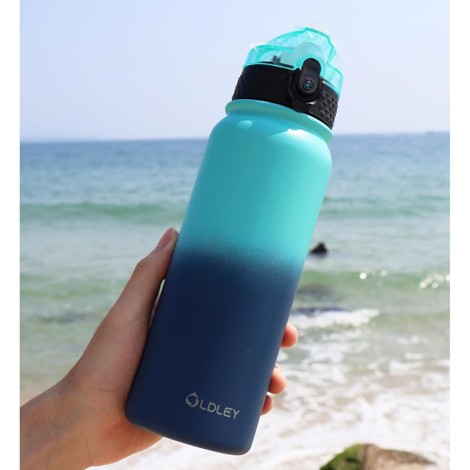 Botella de Agua Aislada OLDLEY 591ml Acero Inoxidable 3 Tapas