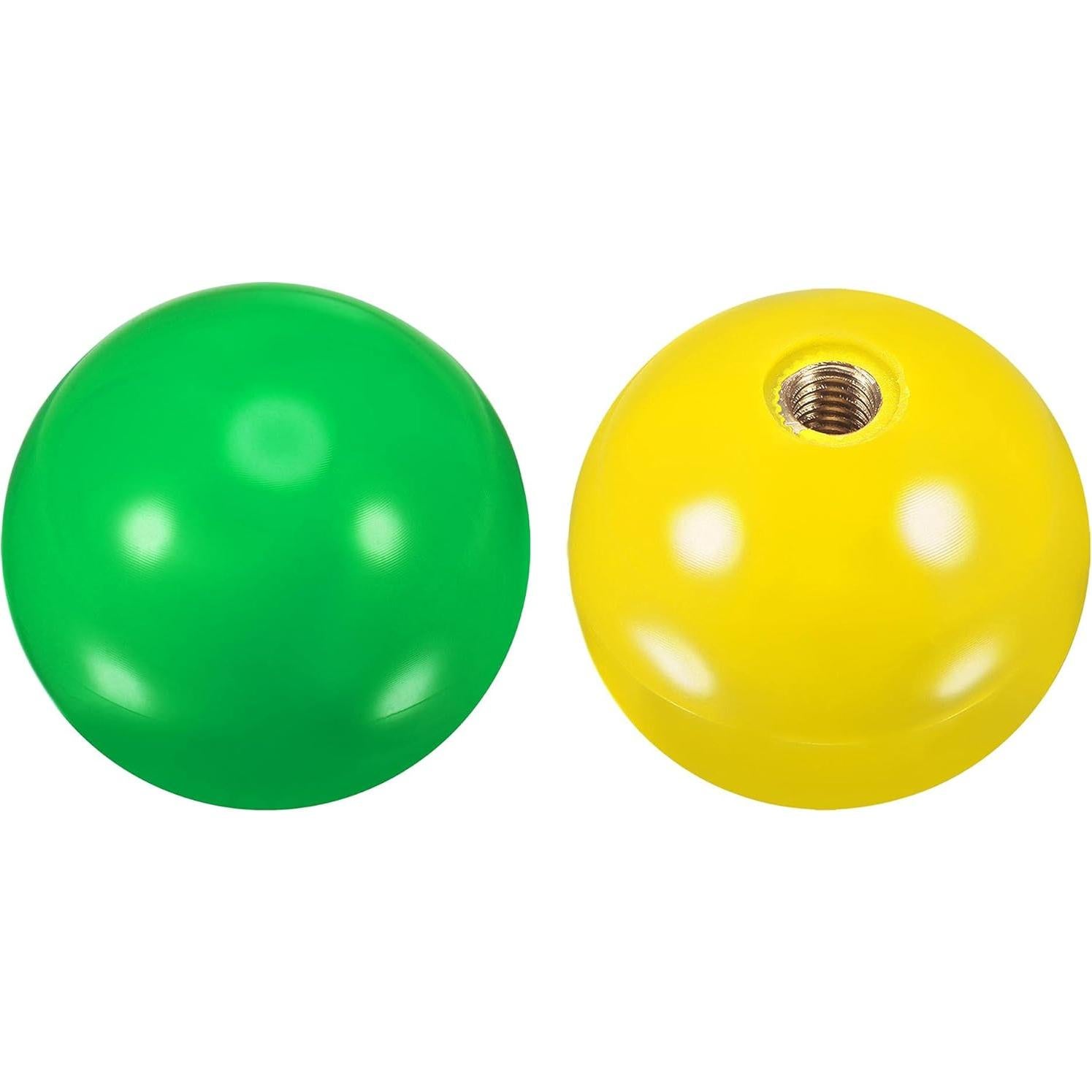 Joystick Reemplazo uxcell Bola Superior 35 mm Verde/Amarillo