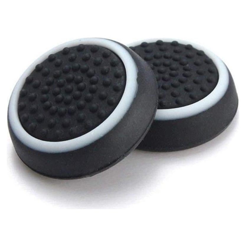 Tapas de Joystick WsjiaboFux Silicona Negra y Blanca