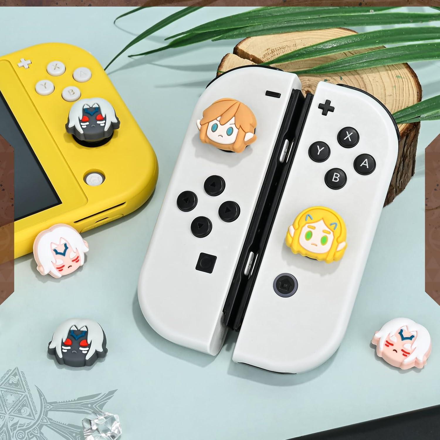 Tapas de Agarre para Pulgar DLseego para Nintendo Switch - 6 Pcs