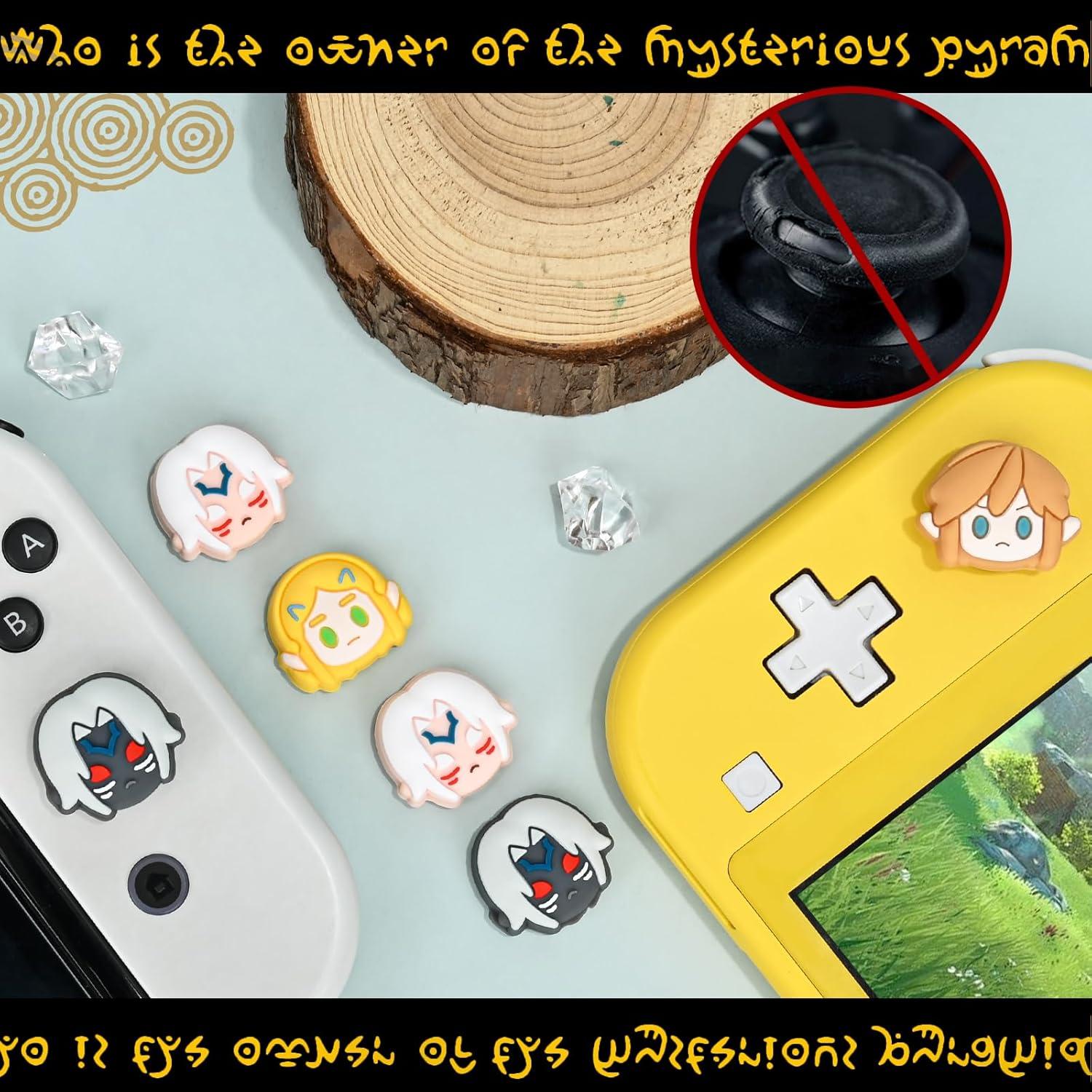 Tapas de Agarre para Pulgar DLseego para Nintendo Switch - 6 Pcs