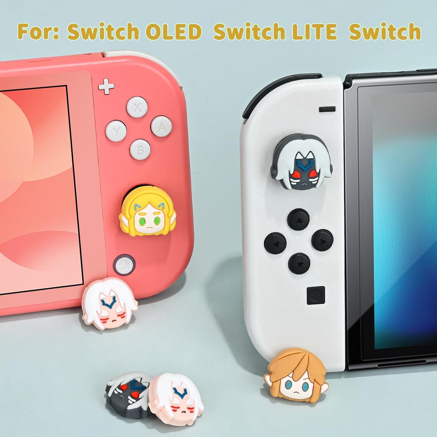 Tapas de Agarre para Pulgar DLseego para Nintendo Switch - 6 Pcs