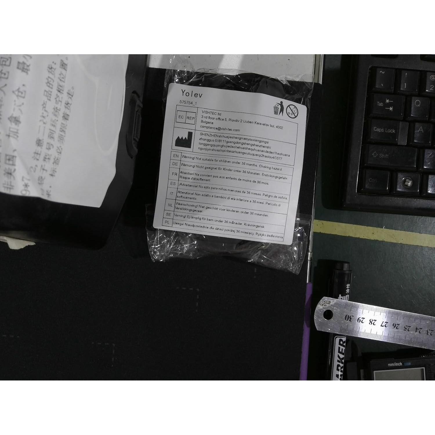 Juego de 10 Brochas de Maquillaje Yolev con Bolsa Portátil