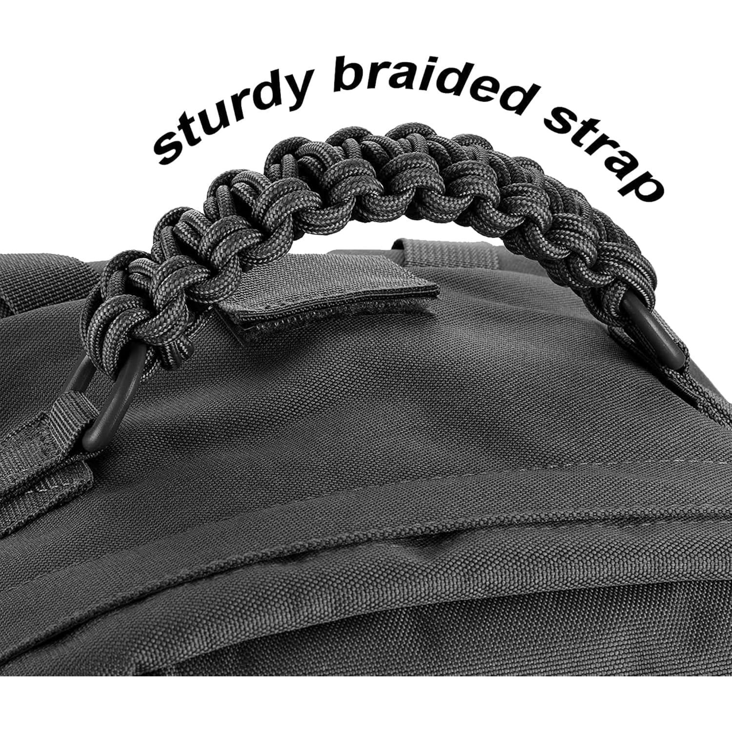 Mochila Táctica Militar WINCENT 45L Negra para Camping