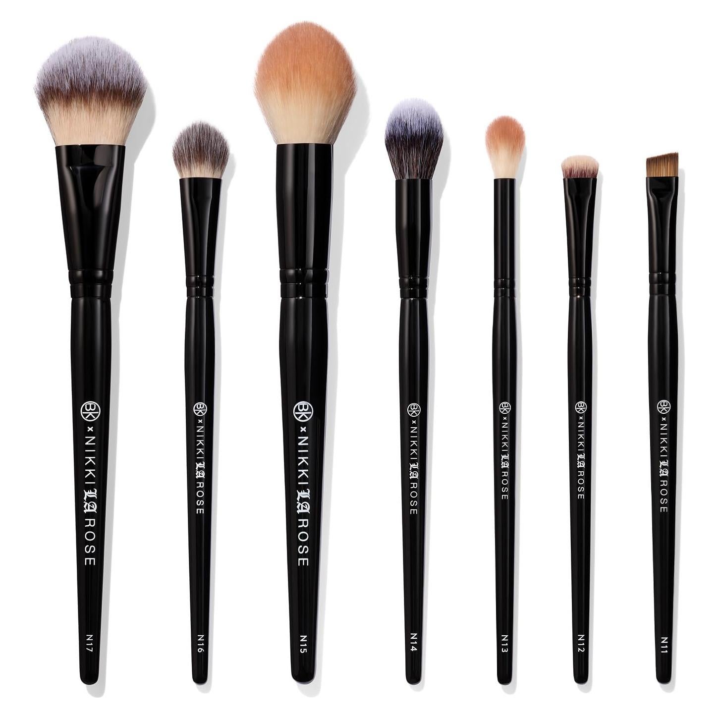 Conjunto de Pinceles de Maquillaje BK Beauty Nikki La Rose 7PC