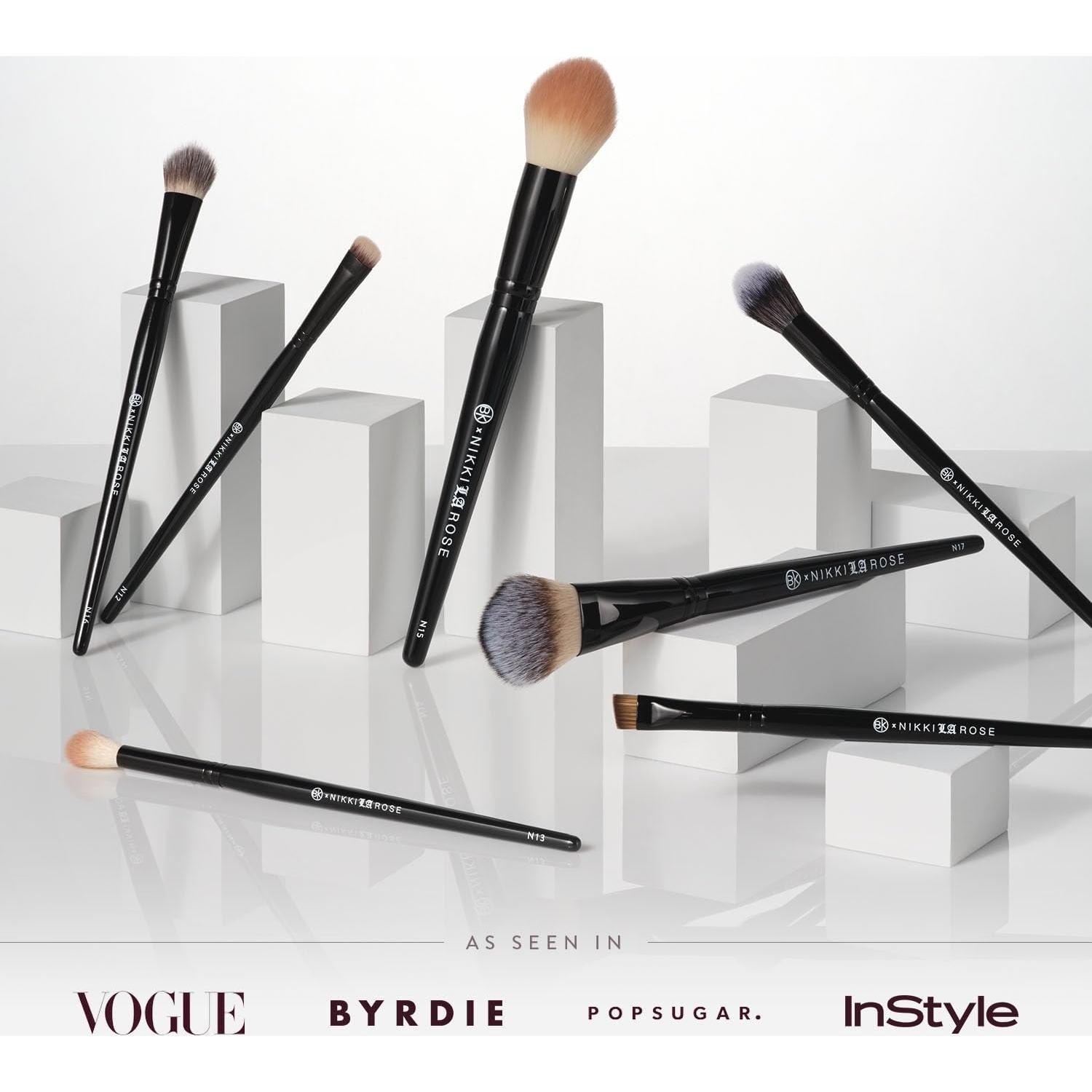 Conjunto de Pinceles de Maquillaje BK Beauty Nikki La Rose 7PC