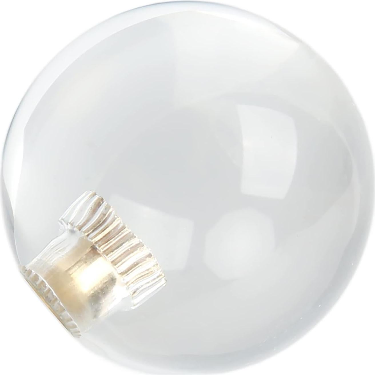 SUNGOOYUE Joystick Handle Top Ball, Crystal Rocker Ball, 35mm Crystal Round Transparent Rocker Ball Game Machine Joystick Handle Top Ball