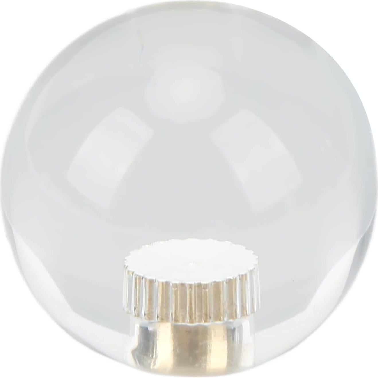 SUNGOOYUE Joystick Handle Top Ball, Crystal Rocker Ball, 35mm Crystal Round Transparent Rocker Ball Game Machine Joystick Handle Top Ball