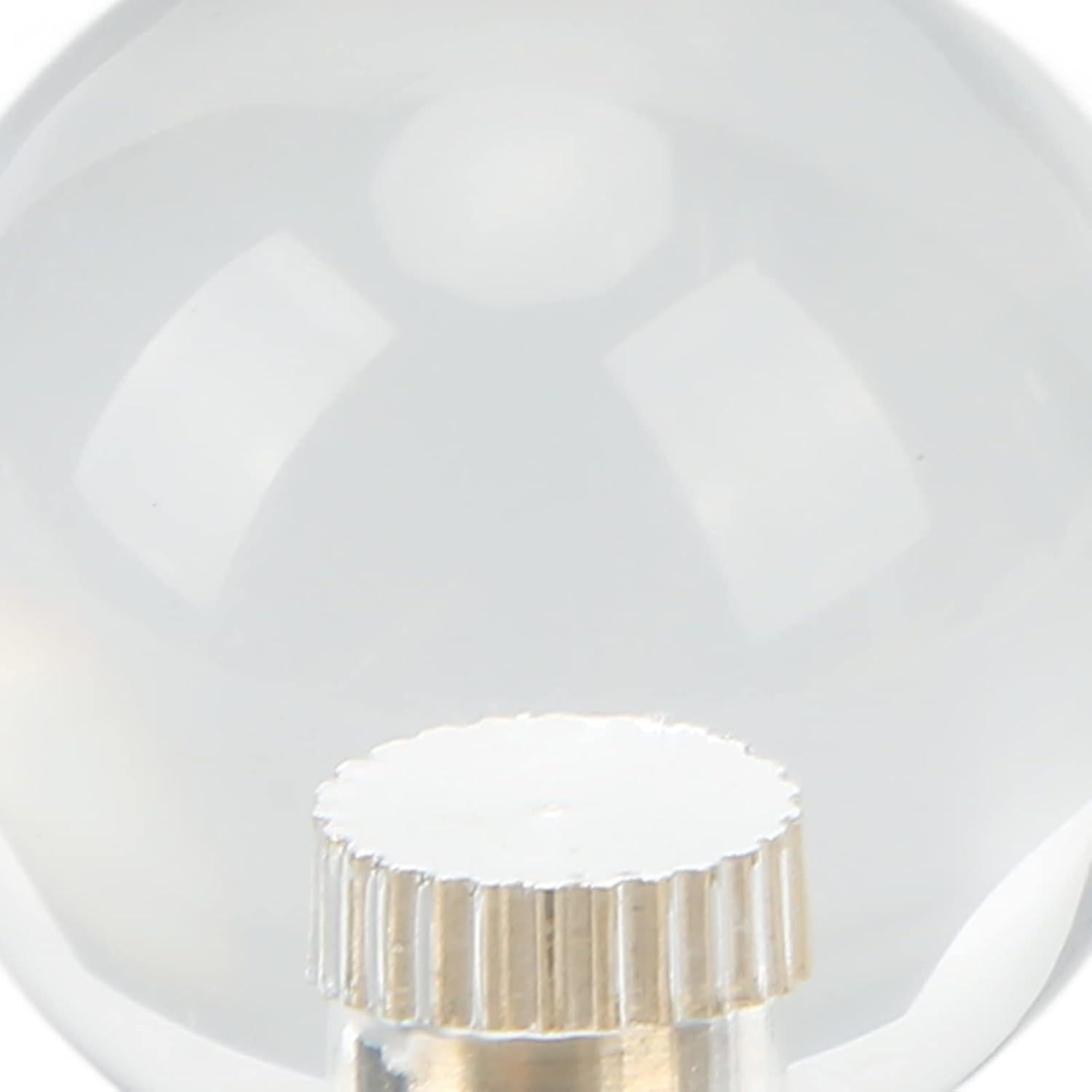 SUNGOOYUE Joystick Handle Top Ball, Crystal Rocker Ball, 35mm Crystal Round Transparent Rocker Ball Game Machine Joystick Handle Top Ball