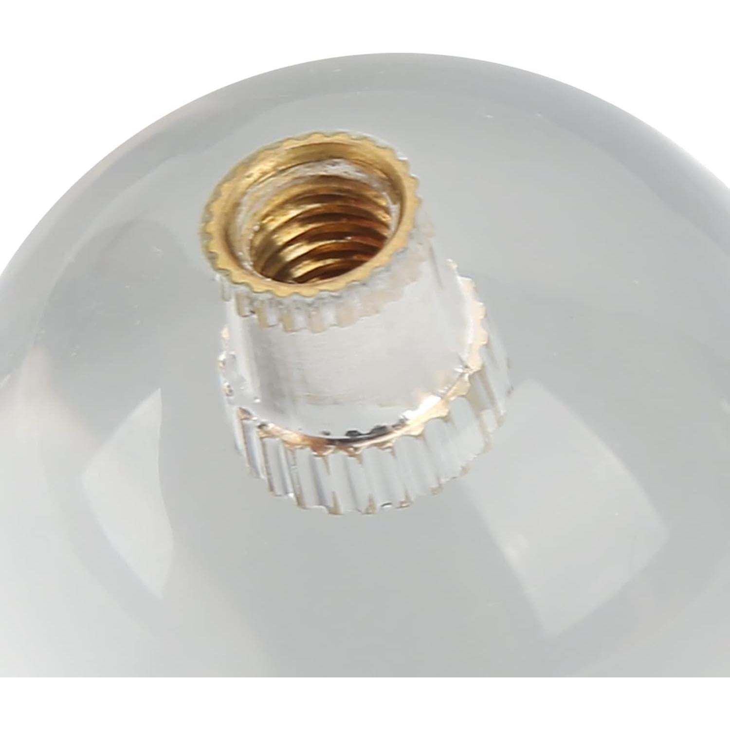 SUNGOOYUE Joystick Handle Top Ball, Crystal Rocker Ball, 35mm Crystal Round Transparent Rocker Ball Game Machine Joystick Handle Top Ball