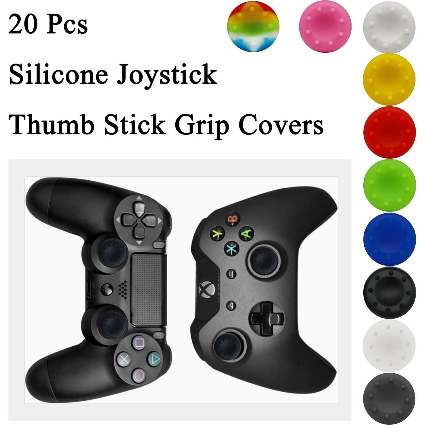 20 Fundas de Silicona para Joystick Booge PS4 PS3 Xbox