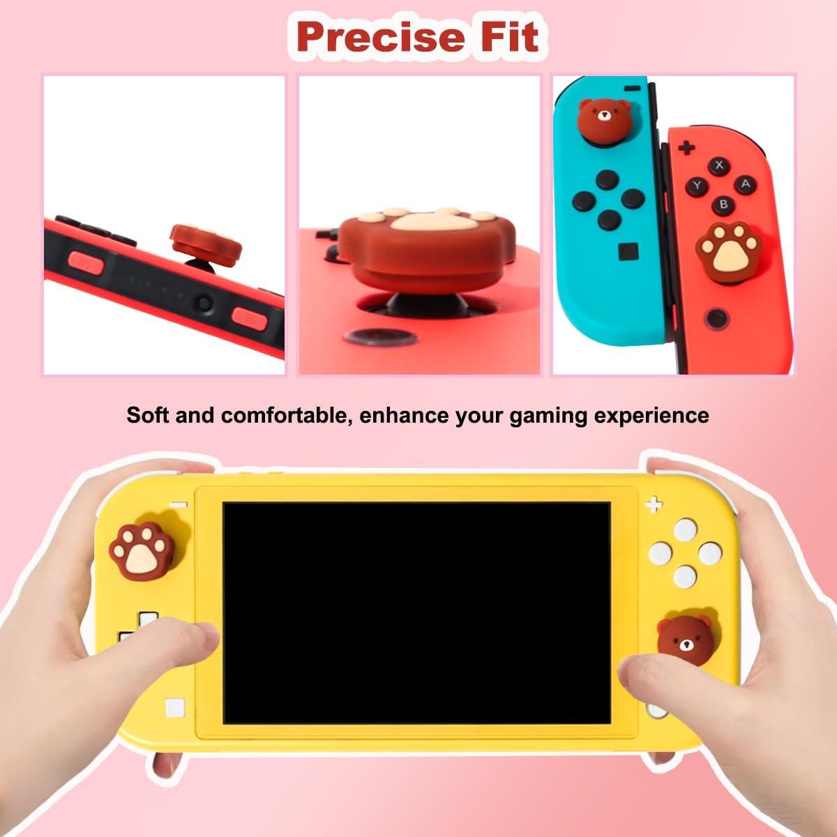 Tapas de Joystick de Silicona KimmiDirect para Switch 4PCS