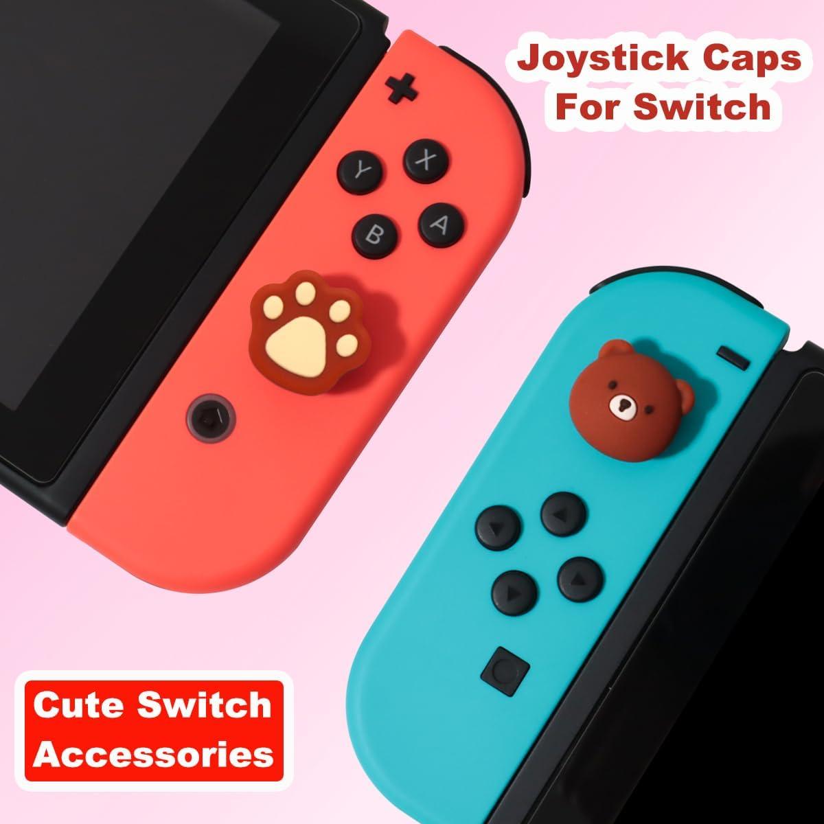 Tapas de Joystick de Silicona KimmiDirect para Switch 4PCS