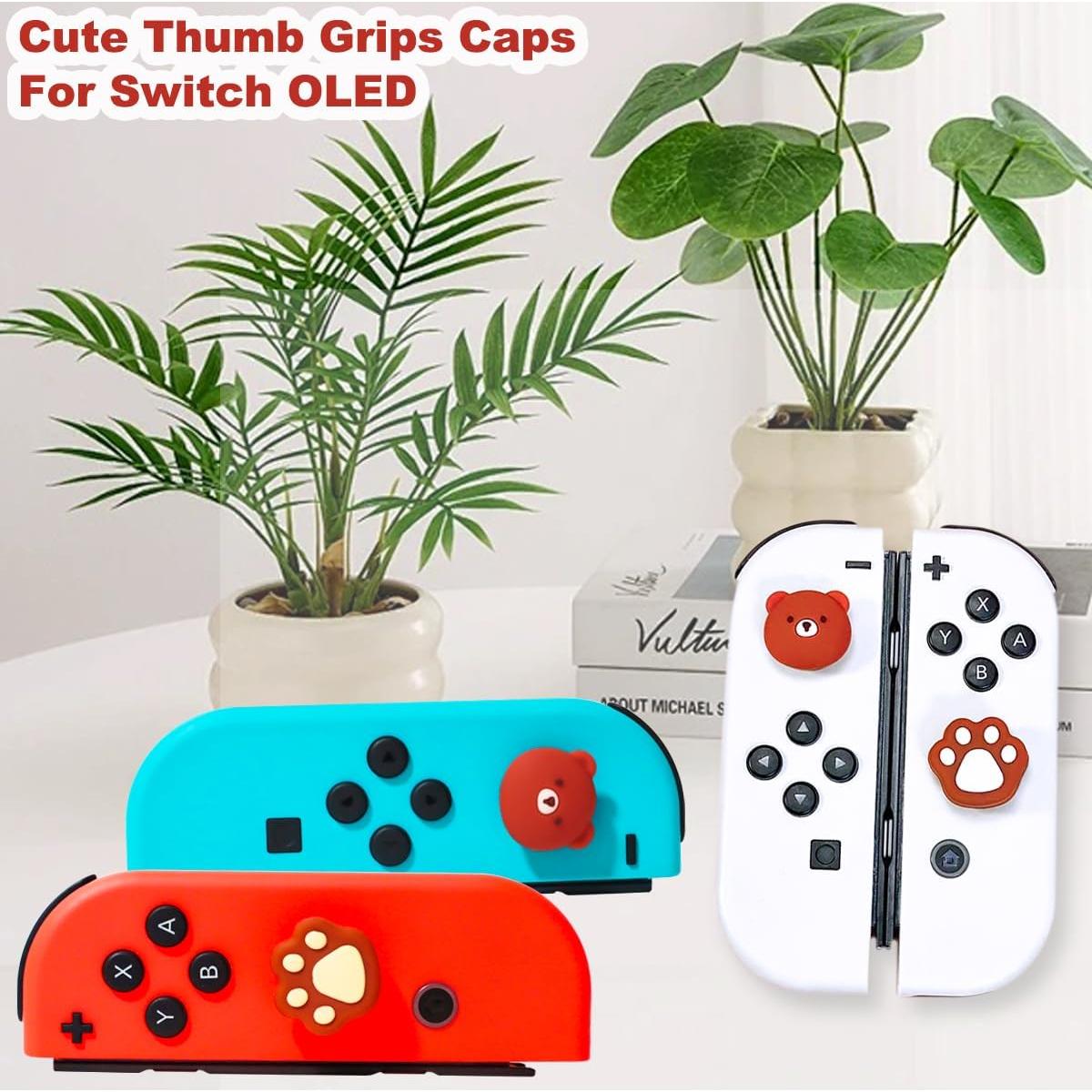 Tapas de Joystick de Silicona KimmiDirect para Switch 4PCS