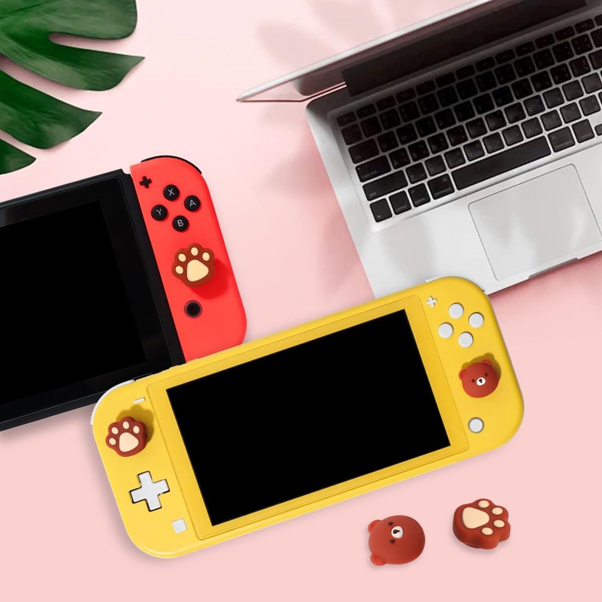 Tapas de Joystick de Silicona KimmiDirect para Switch 4PCS