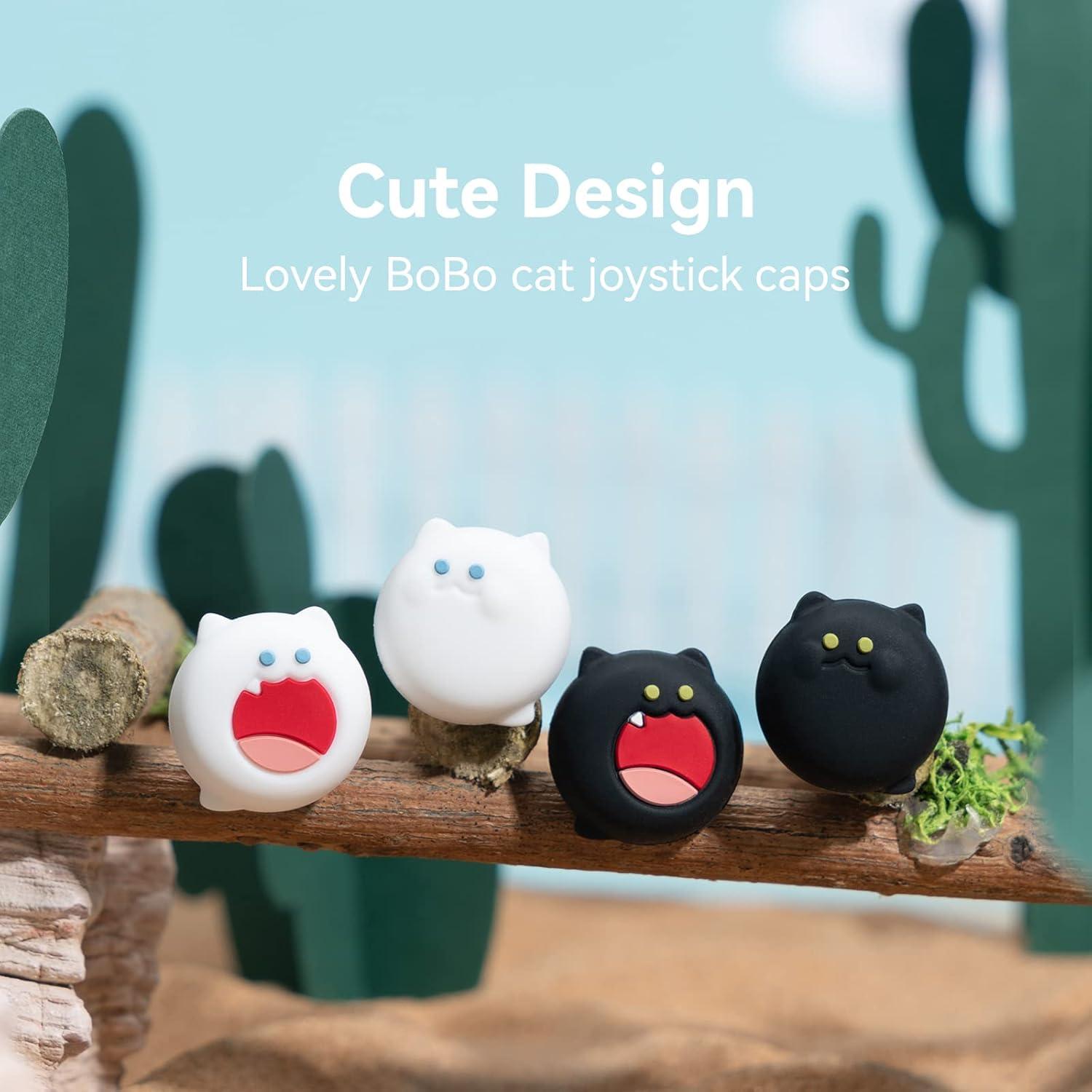 Tapones de Silicona GeekShare para Joycon - Gato BOBO