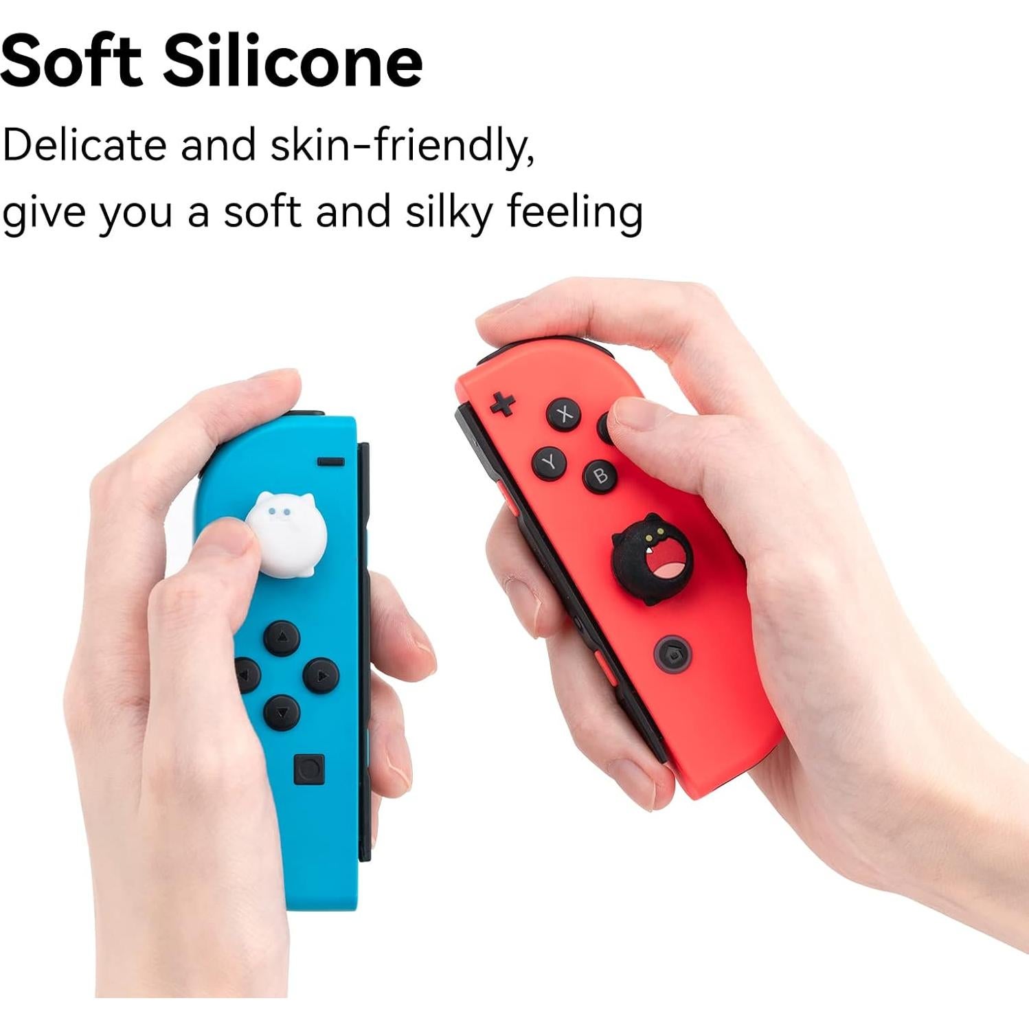 Tapones de Silicona GeekShare para Joycon - Gato BOBO