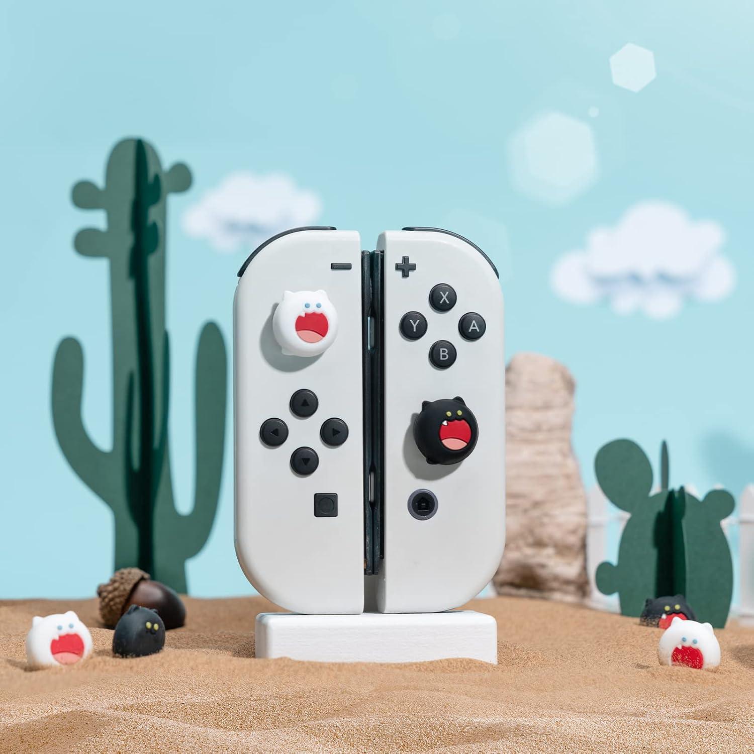 Tapones de Silicona GeekShare para Joycon - Gato BOBO