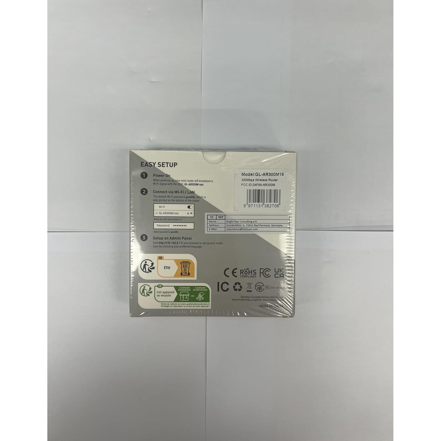 Enrutador Inalámbrico Portátil GL.iNet GL-AR300M16 Mini 16MB