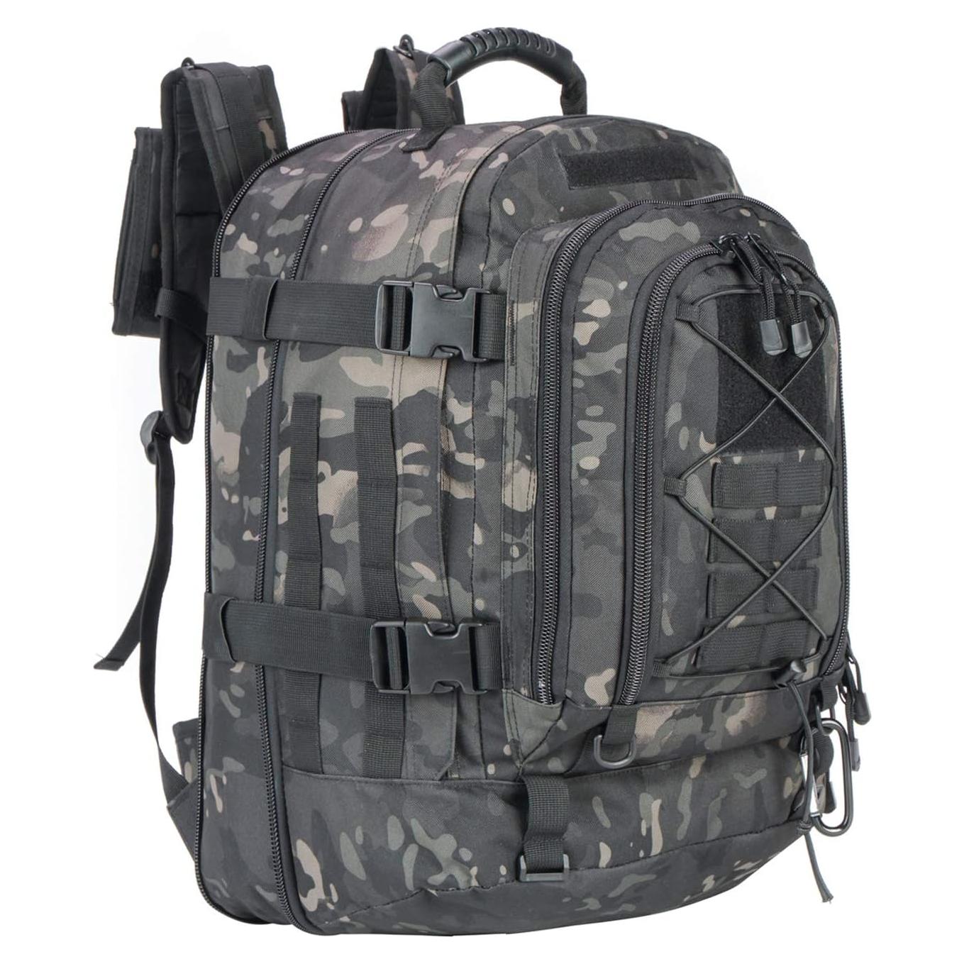 Mochila Táctica Greencity 64L Expandible para Senderismo