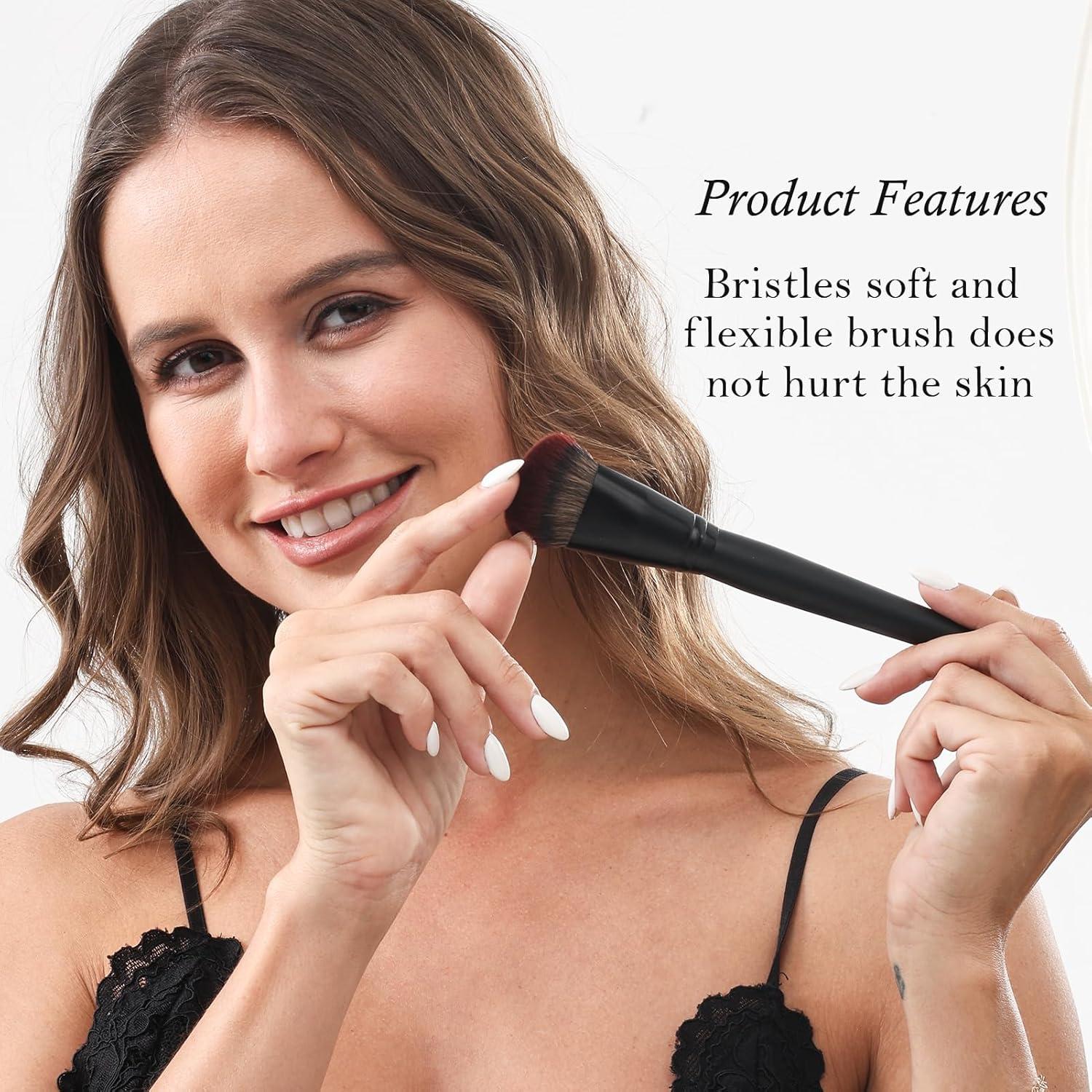 Set de 26 Pinceles de Maquillaje ZAMEL Profesional Negro