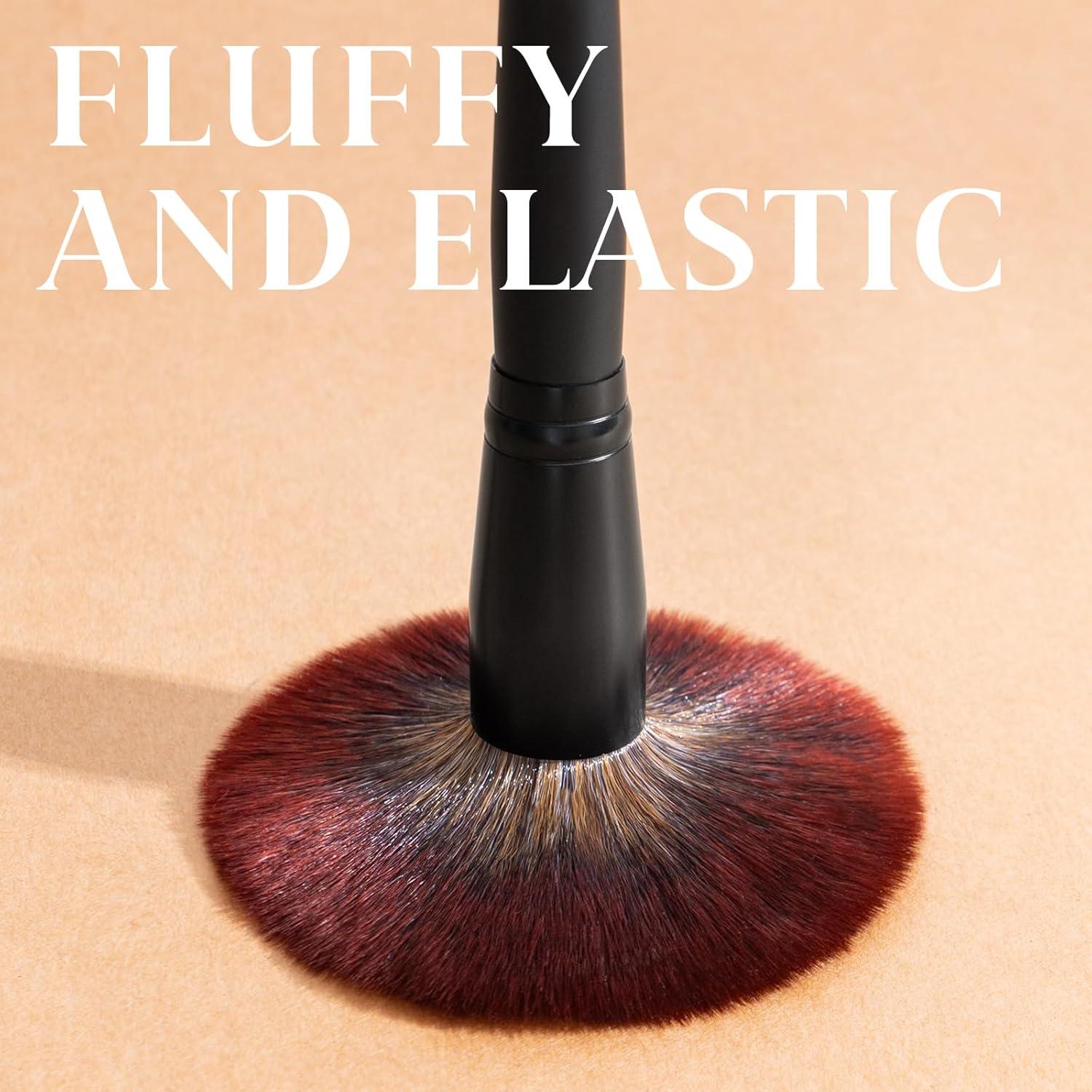 Set de 26 Pinceles de Maquillaje ZAMEL Profesional Negro