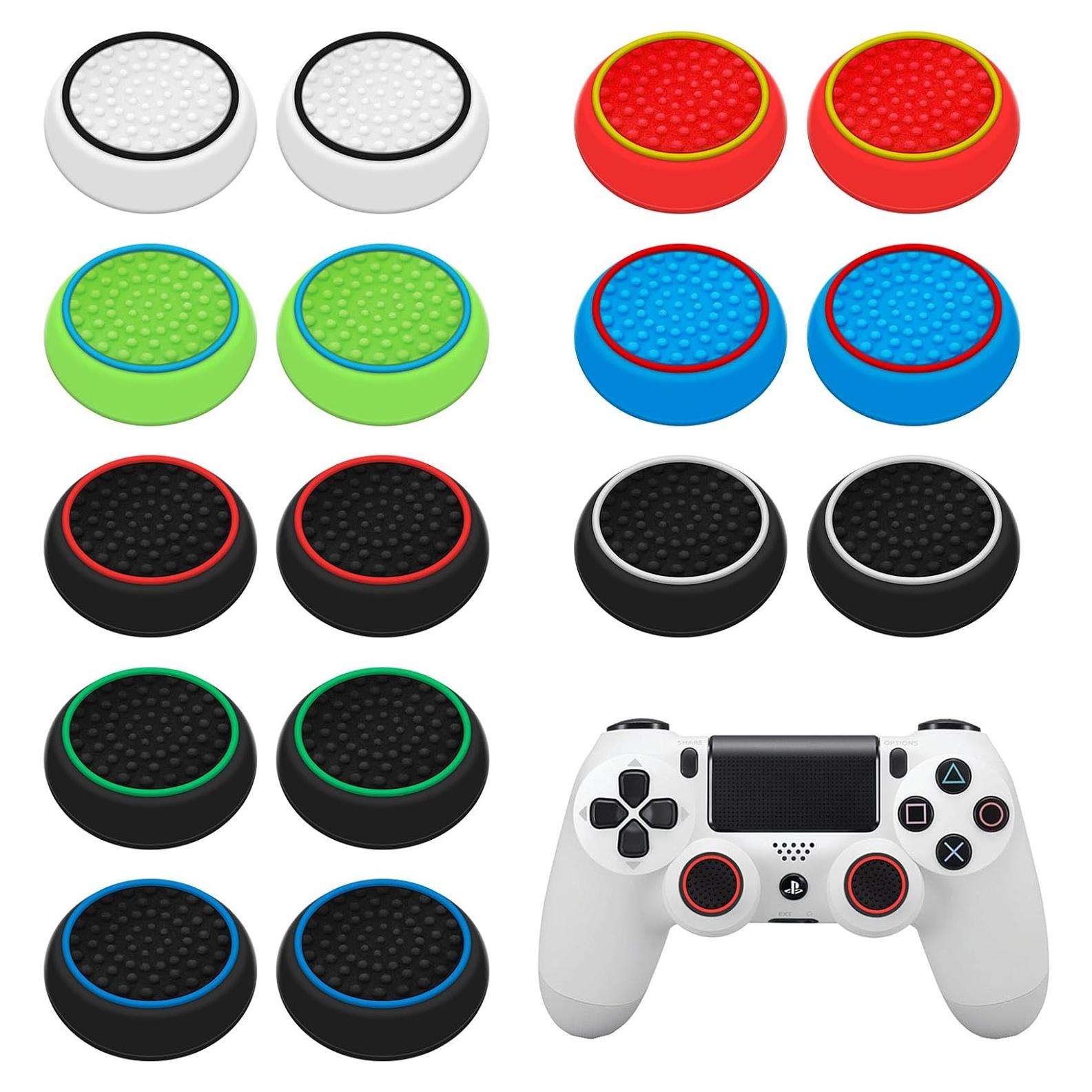 8 Pares Tapas Silicona Joystick EoaMen PS4 PS5 Xbox