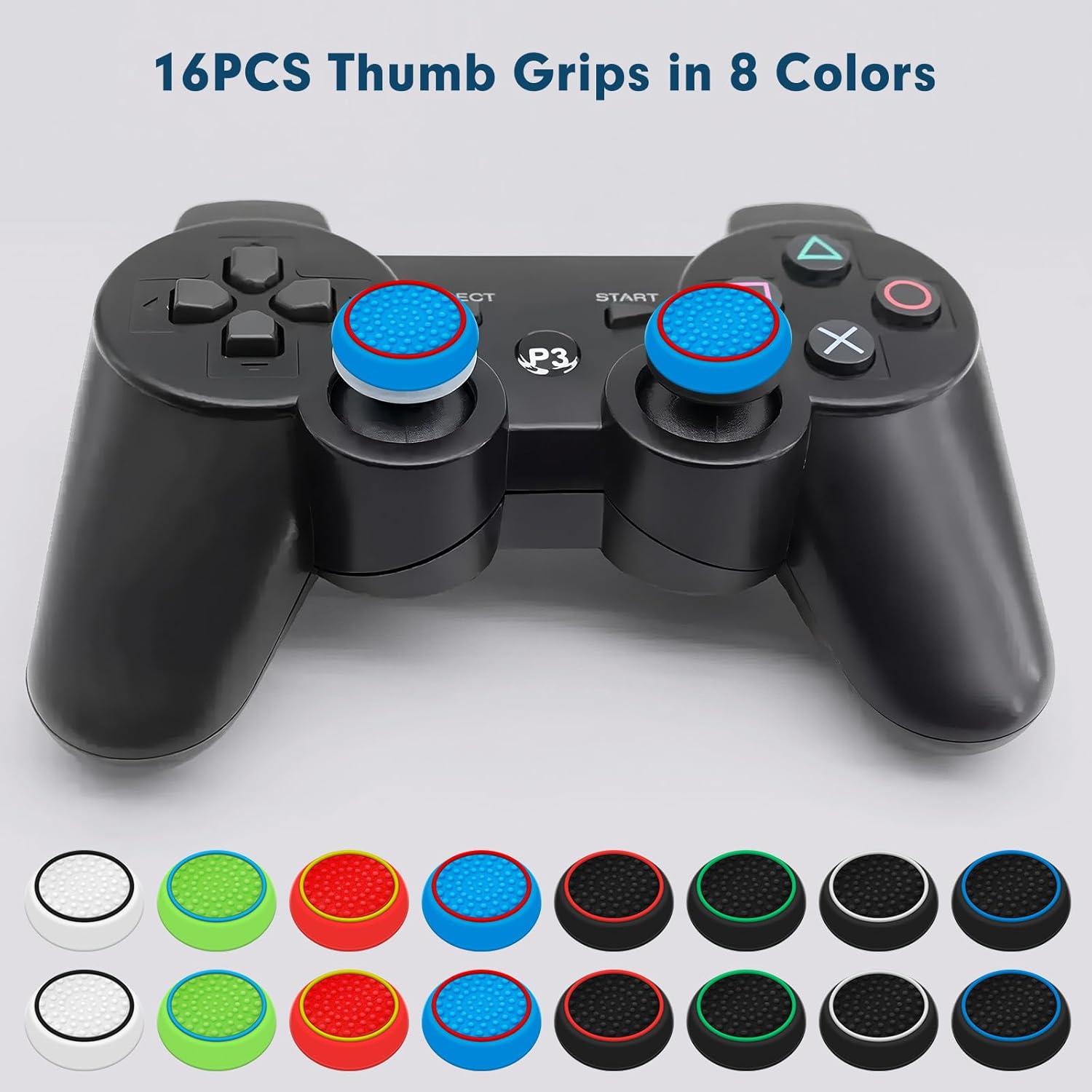 8 Pares Tapas Silicona Joystick EoaMen PS4 PS5 Xbox