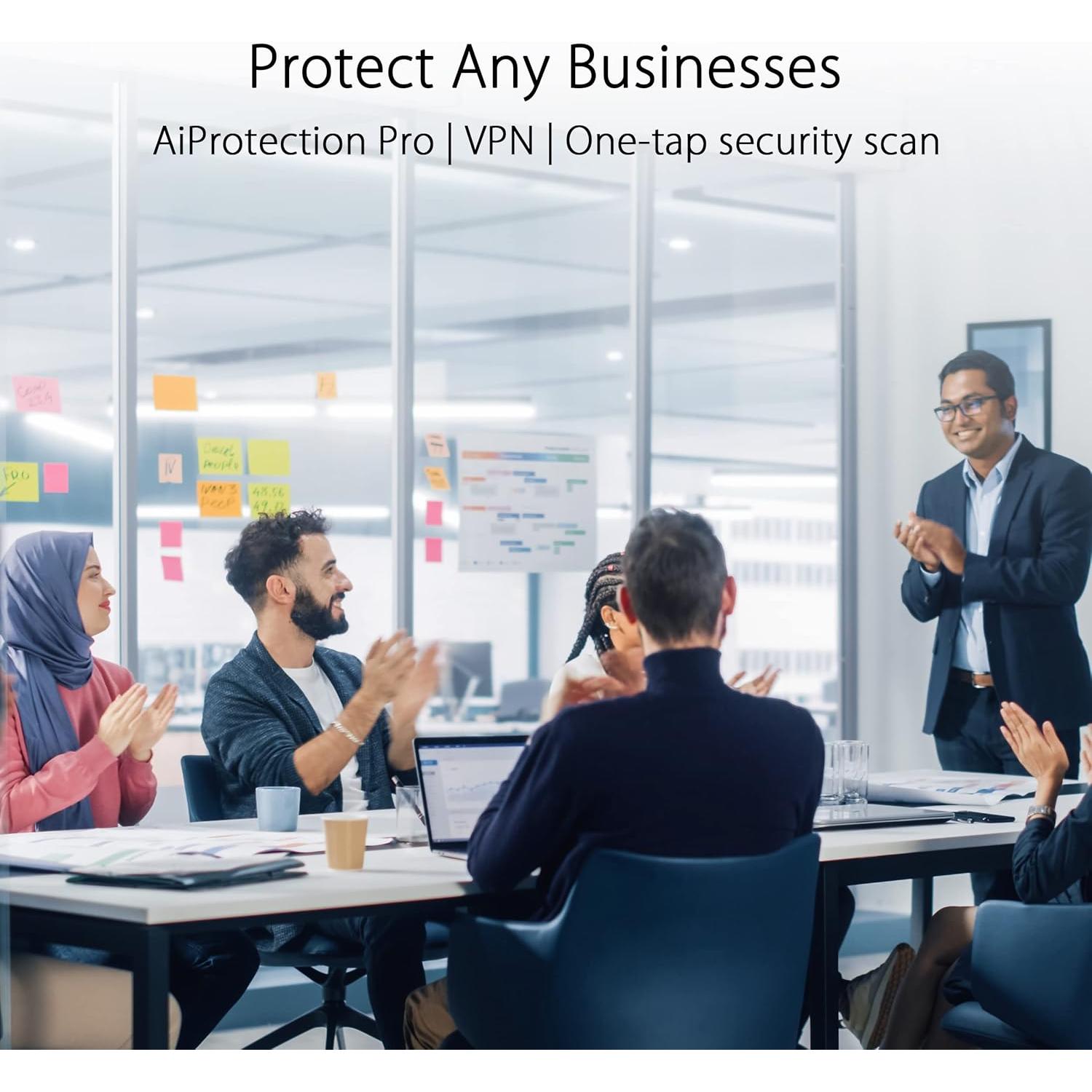 Router ASUS ExpertWiFi EBR63 WiFi 6 0.41 kg Seguridad Empresarial