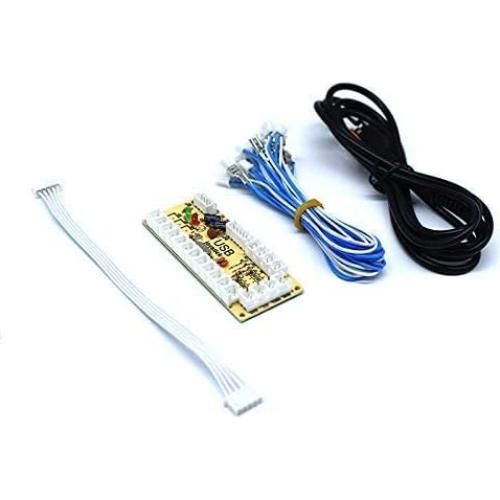 Kit Arcade DIY Arcity 2 Jugadores USB Rojo y Negro