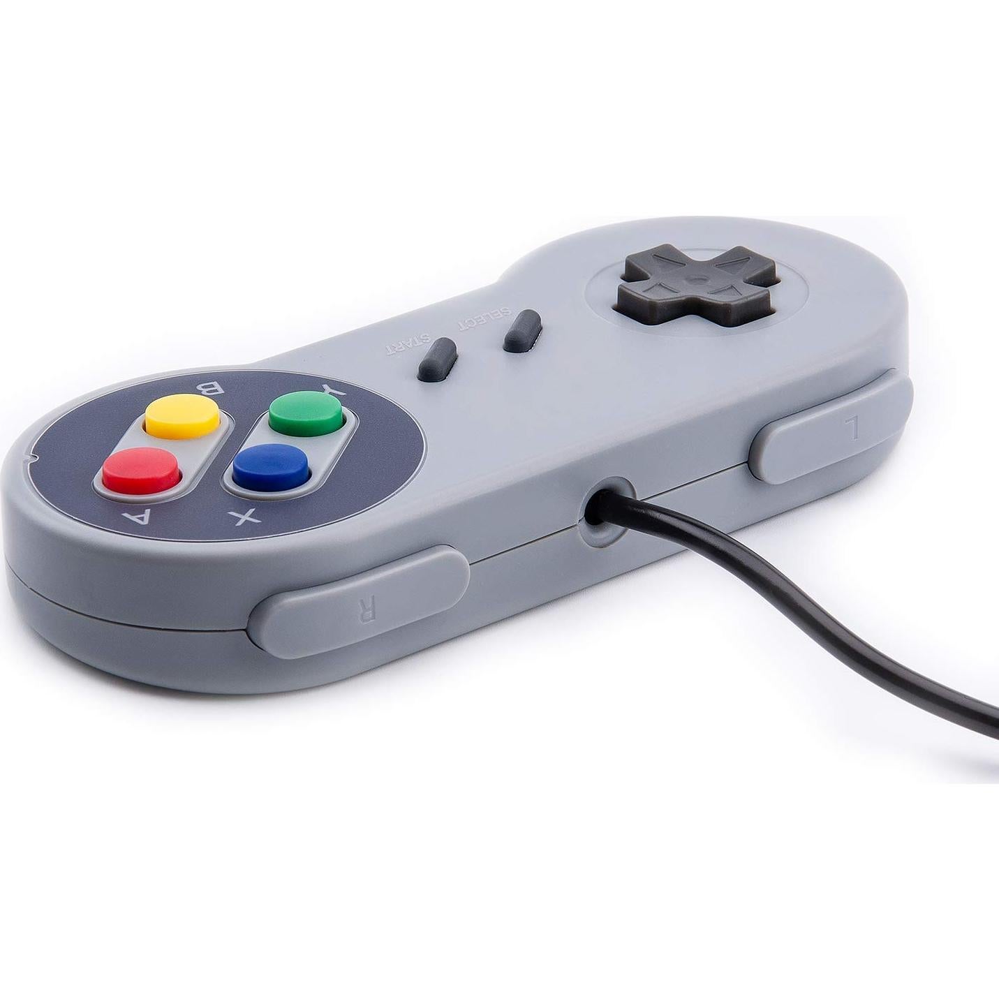 Controlador USB Rii GP100 Retro para Juegos Clásicos - 2 Pzs
