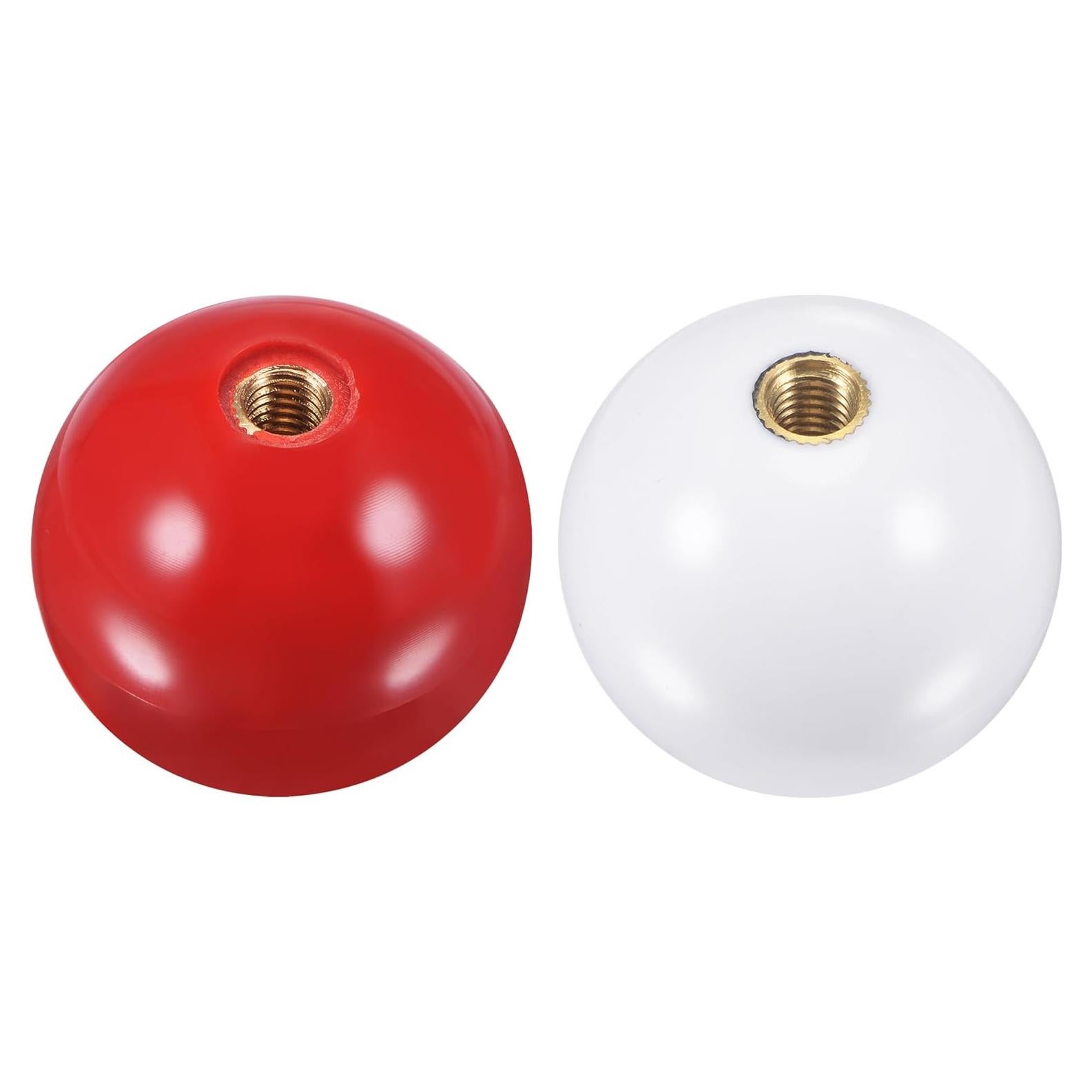 Joystick Reemplazo uxcell 35mm Mango Arcade Rojo/Blanco