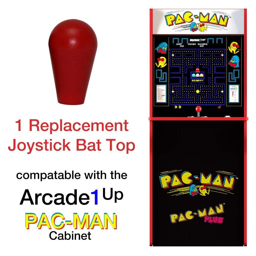 Arcade1up Pac-Man, Galaga, Rampage, Street Fighter, Pacman, Jamma, MAME, Joystick Bat Top Handles, N
