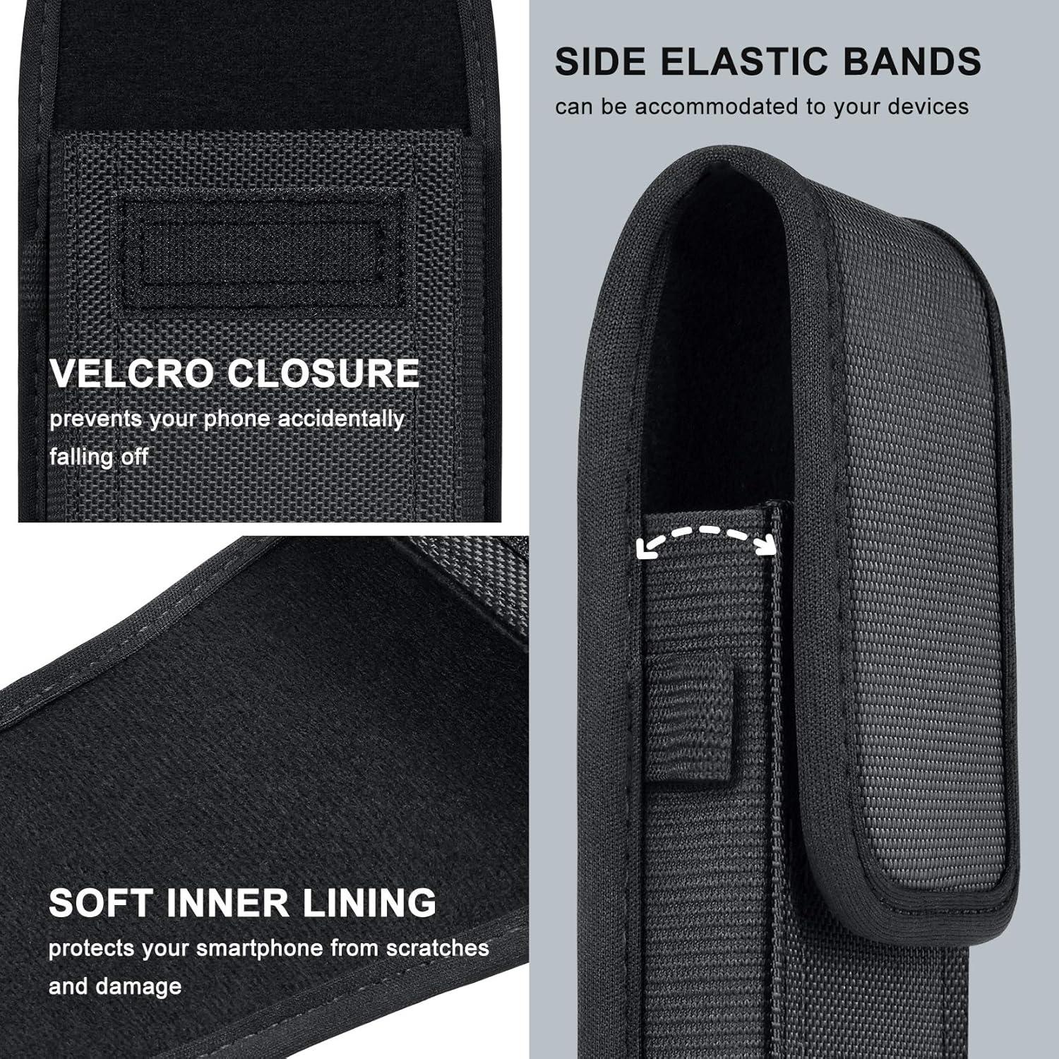 Funda Estuche Nylon ykooe para Samsung Galaxy S25/S24/S23 XL