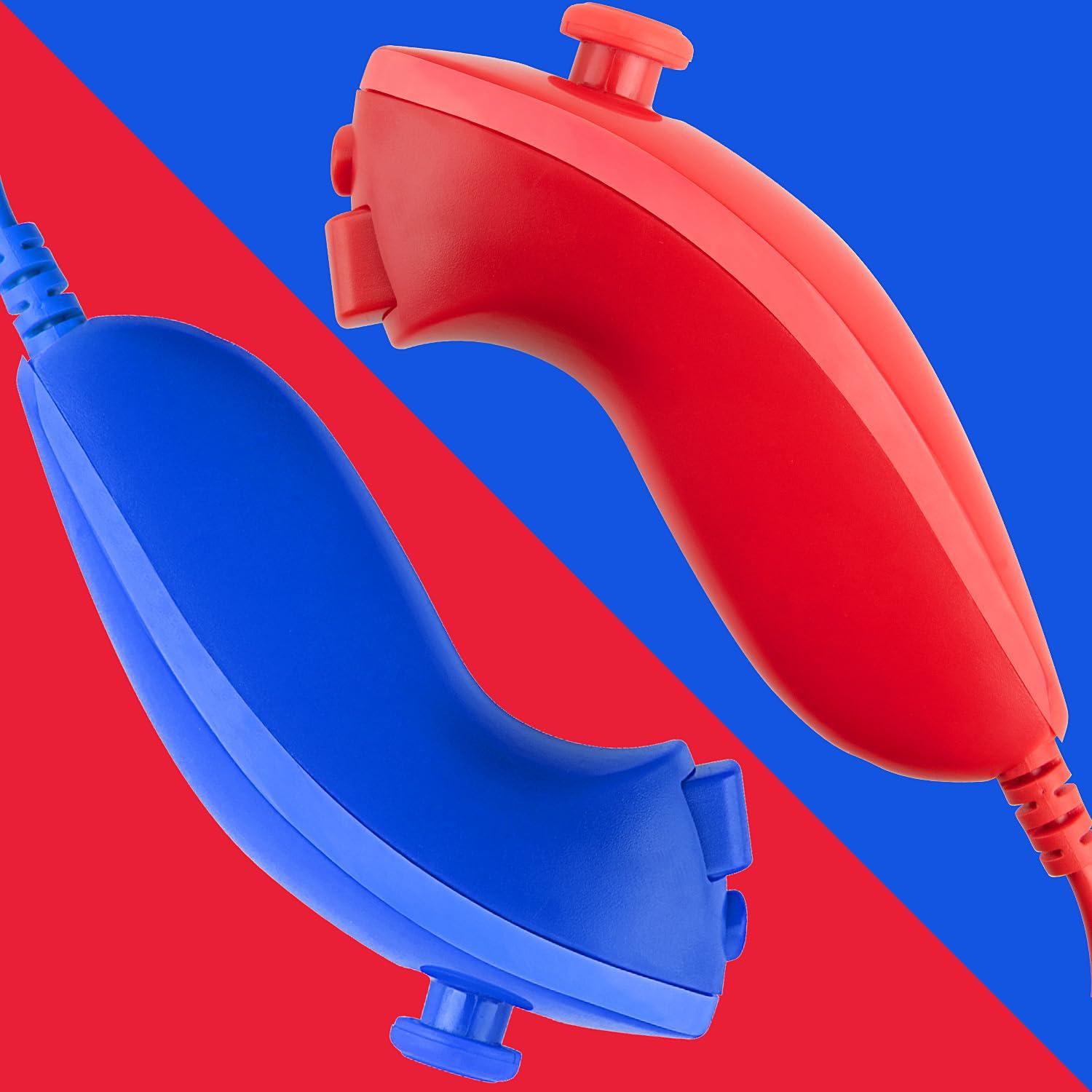 Controladores Nunchuck LongLongJin 4 Colores para Wii