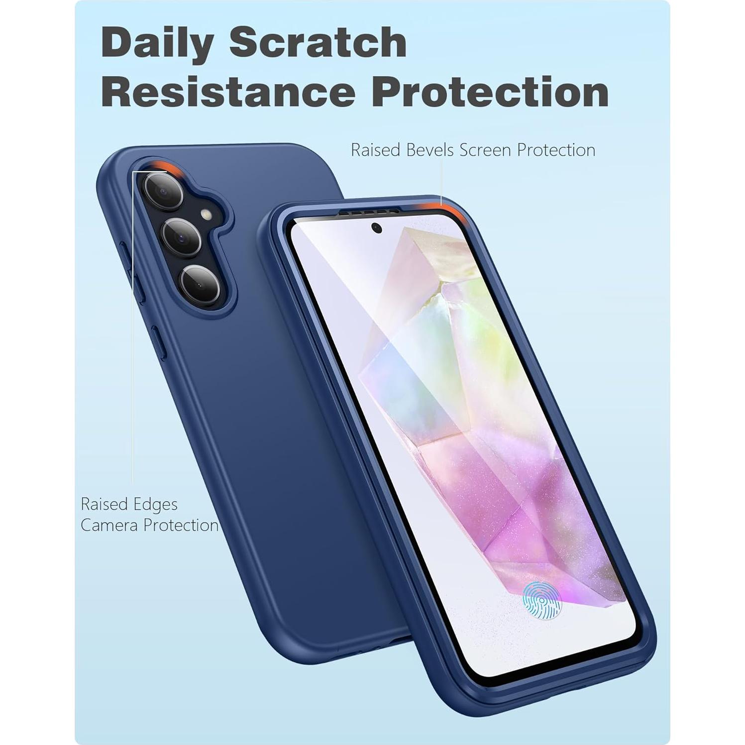 Funda FNTCASE para Samsung Galaxy A35 5G con protector