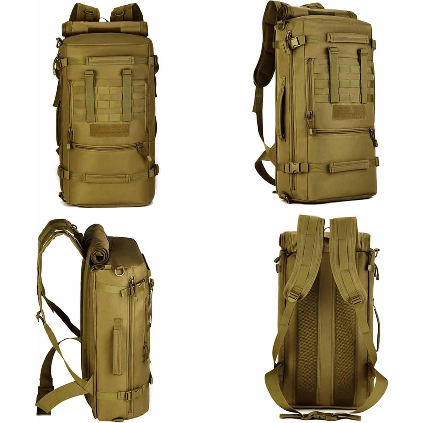 Mochila Táctica Militar Huntvp 50L 3 Vías Modular WR