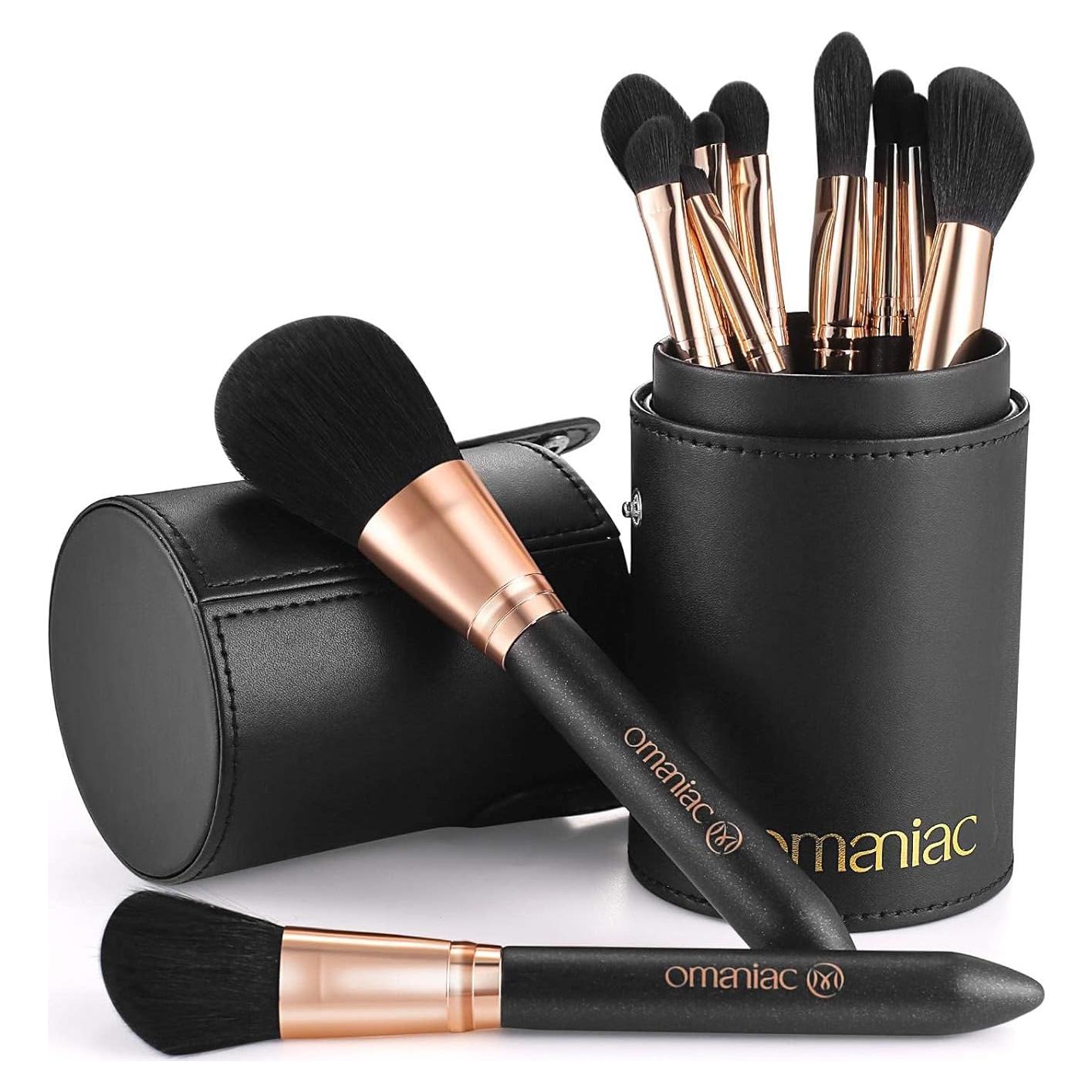 Conjunto de Pinceles de Maquillaje OMANIAC 12 Piezas Profesional