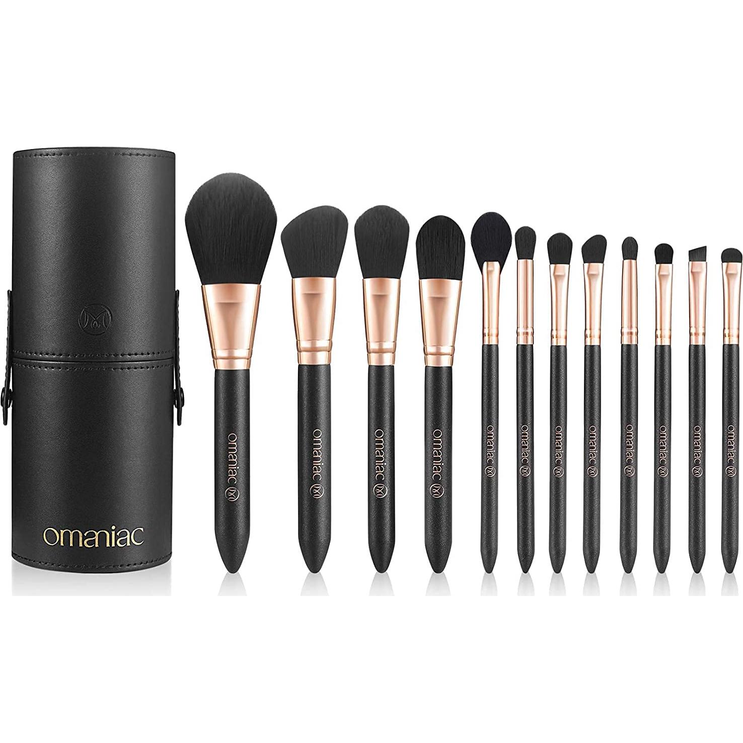 Conjunto de Pinceles de Maquillaje OMANIAC 12 Piezas Profesional