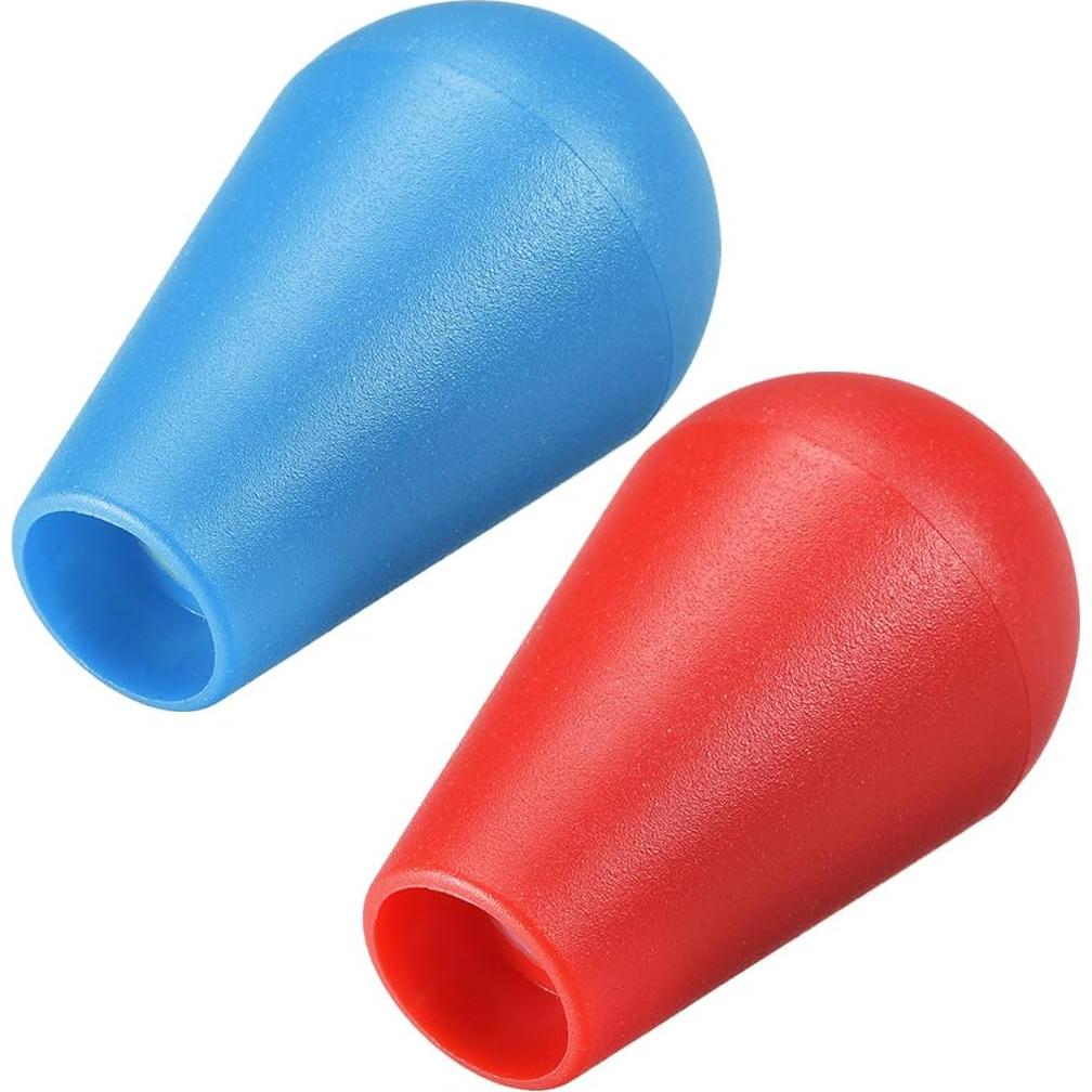 Mango de Joystick Elíptico uxcell M6 Rojo Azul 2 Piezas